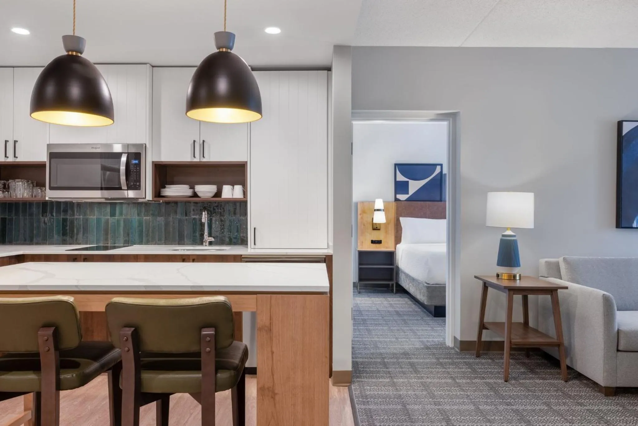 Photo of the whole room, Bed in Staybridge Suites Port Elgin by IHG