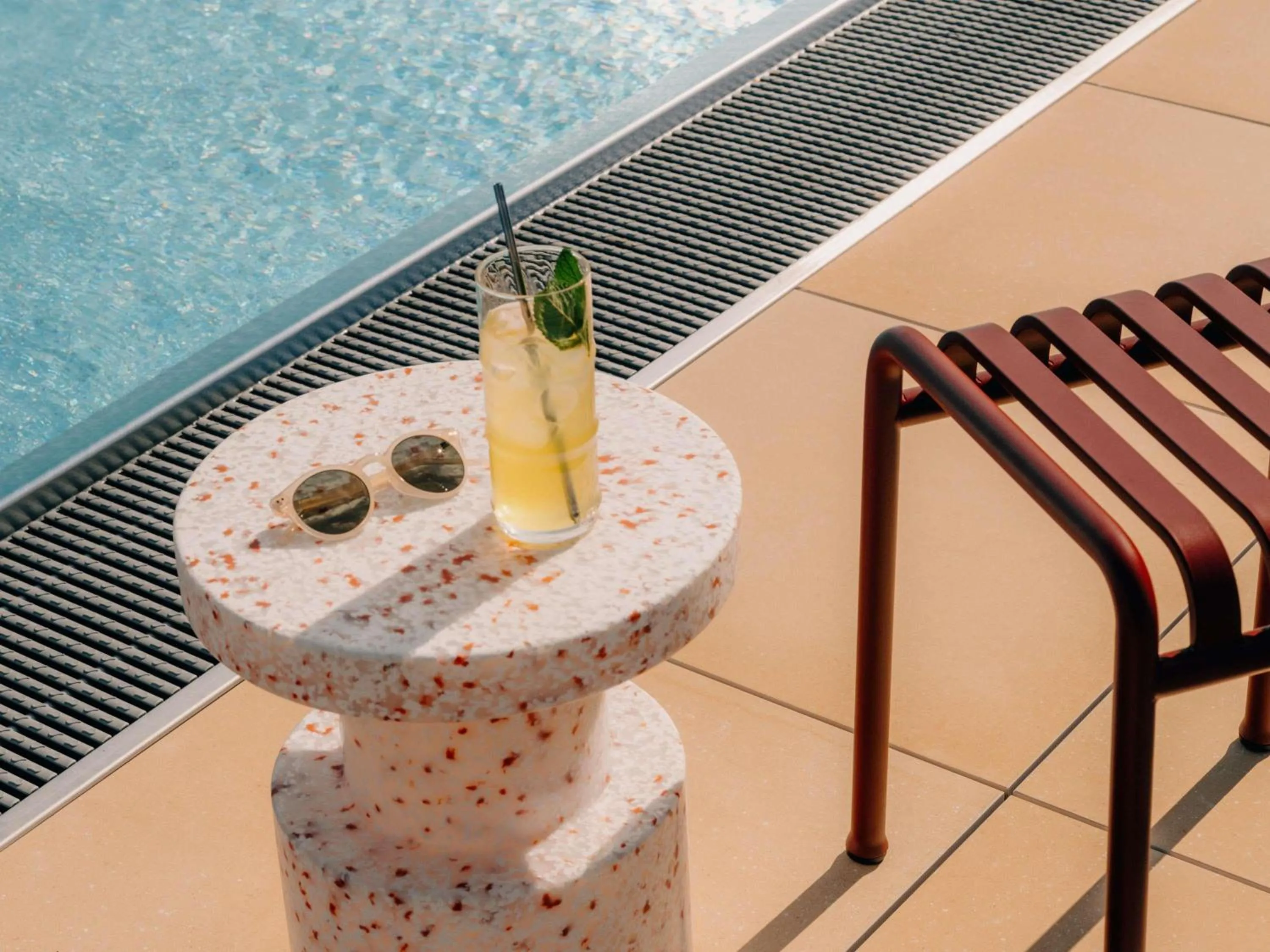 Pool view in The Hoxton Vienna