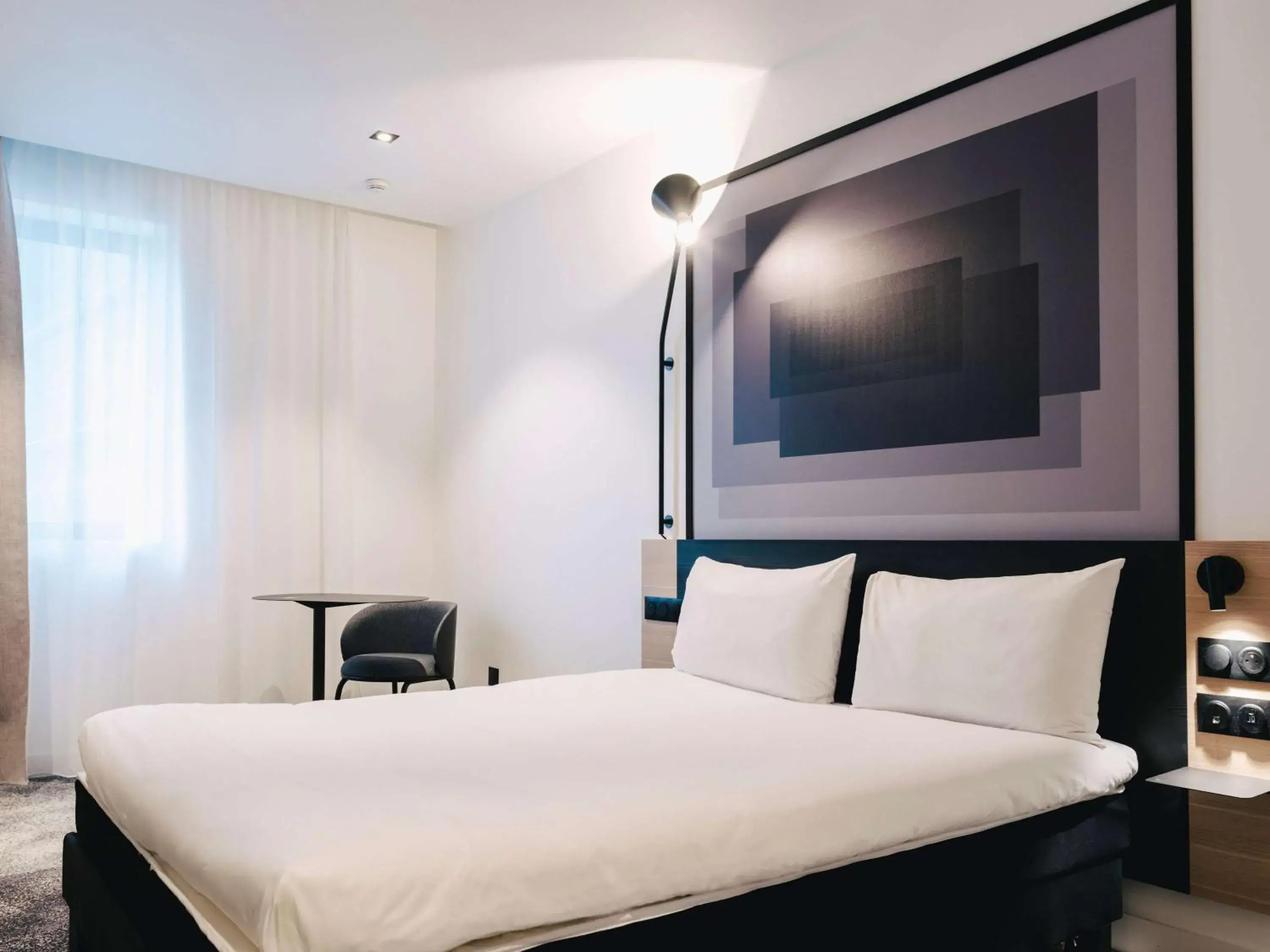Bedroom, Bed in ibis Rouen Centre Rive Droite Pasteur Bedroom, Bed in ibis Rouen Centre Rive Droite Pasteur
