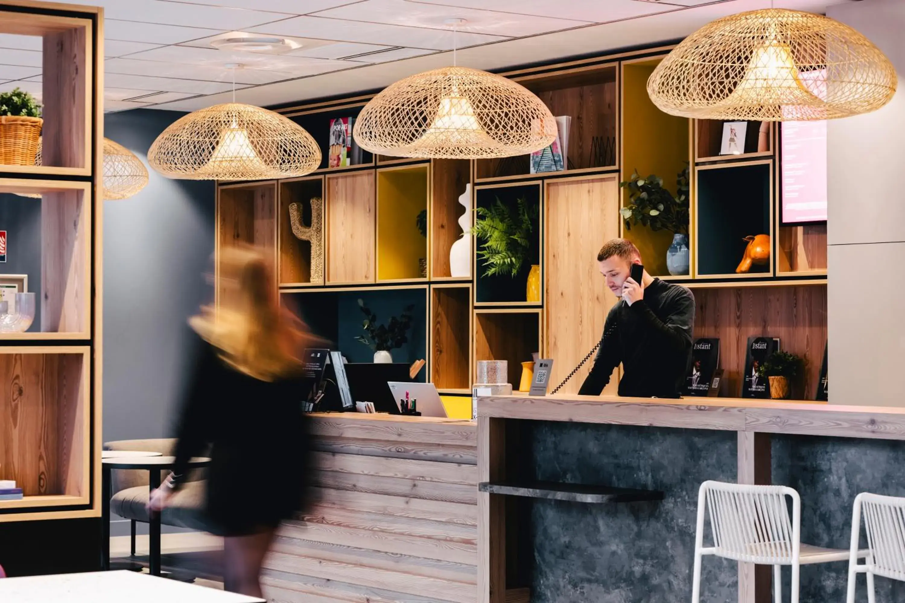 Lobby or reception in ibis Rouen Centre Rive Droite Pasteur Lobby or reception in ibis Rouen Centre Rive Droite Pasteur