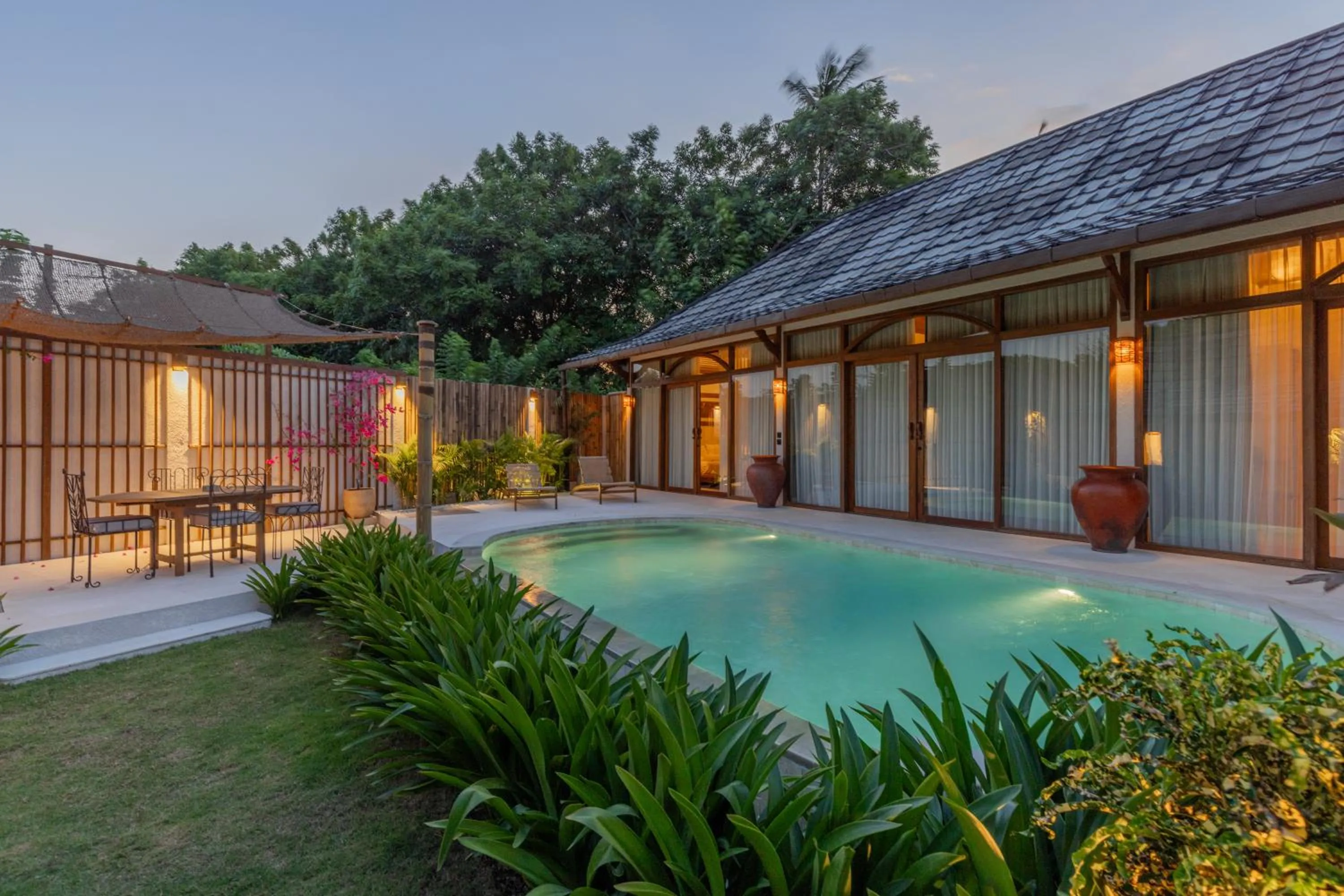 Balcony/Terrace in Kalyana Villa Gili Air