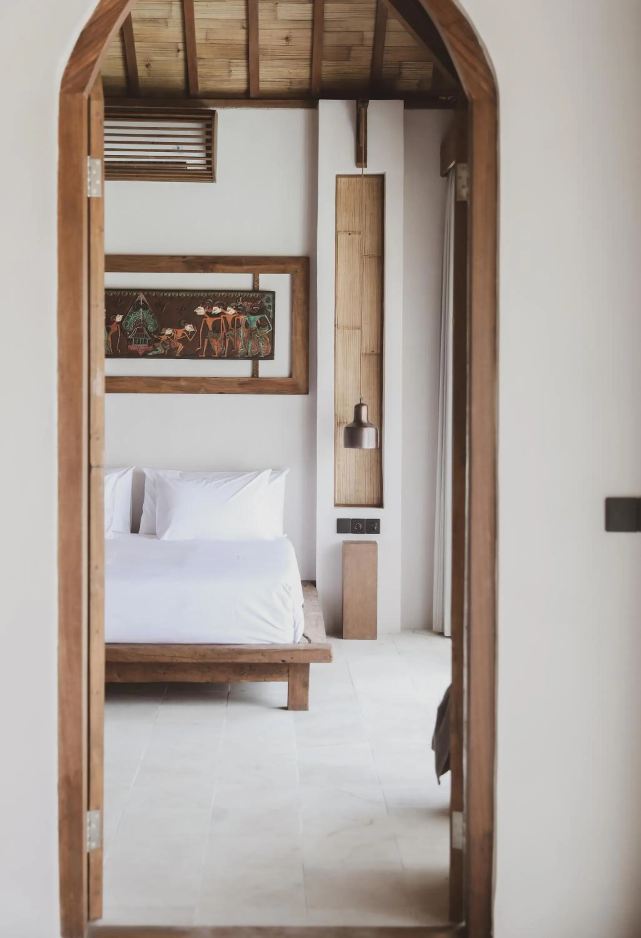 Bed in Kalyana Villa Gili Air