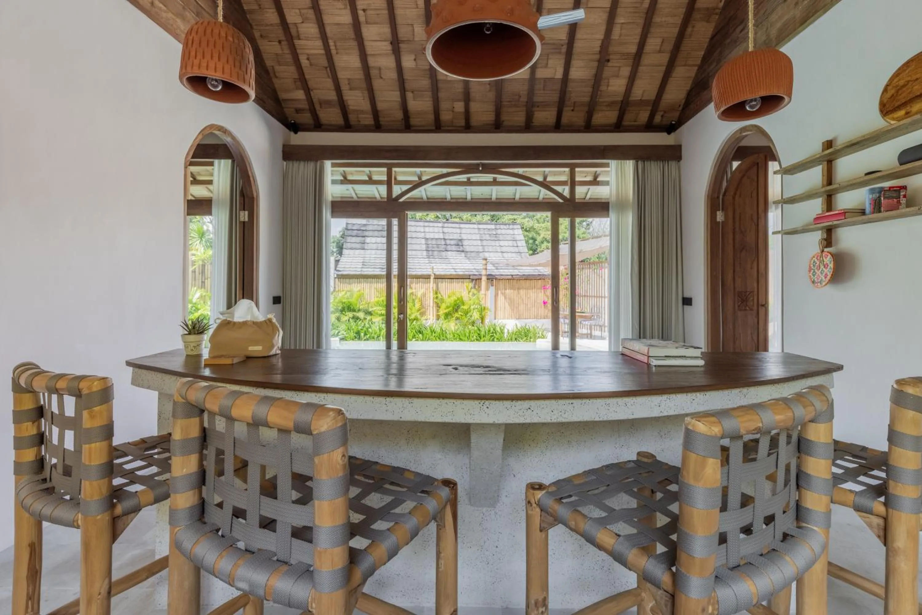 Kitchen or kitchenette in Kalyana Villa Gili Air