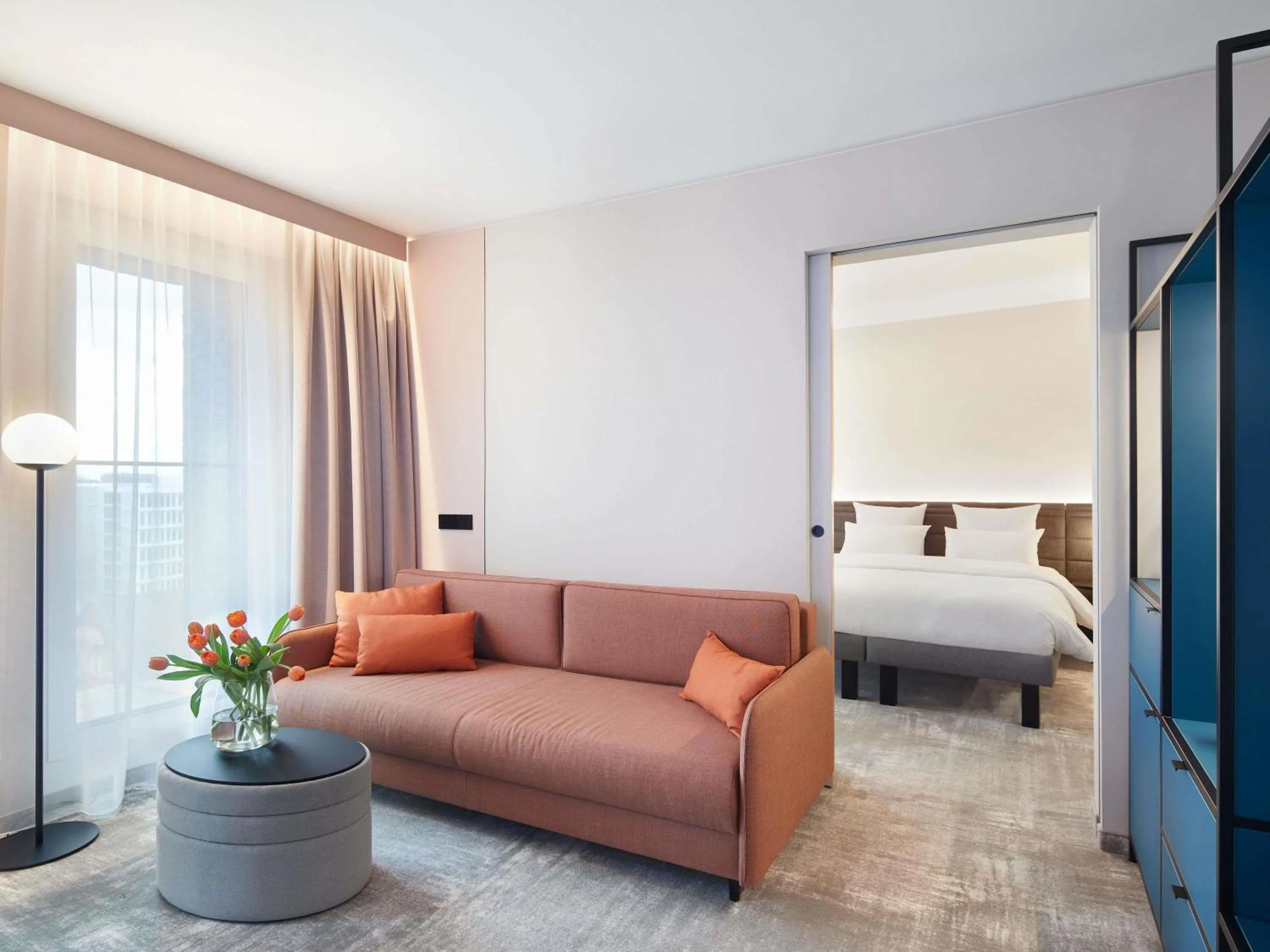 Photo of the whole room, Bed in Novotel Hamburg Central Station