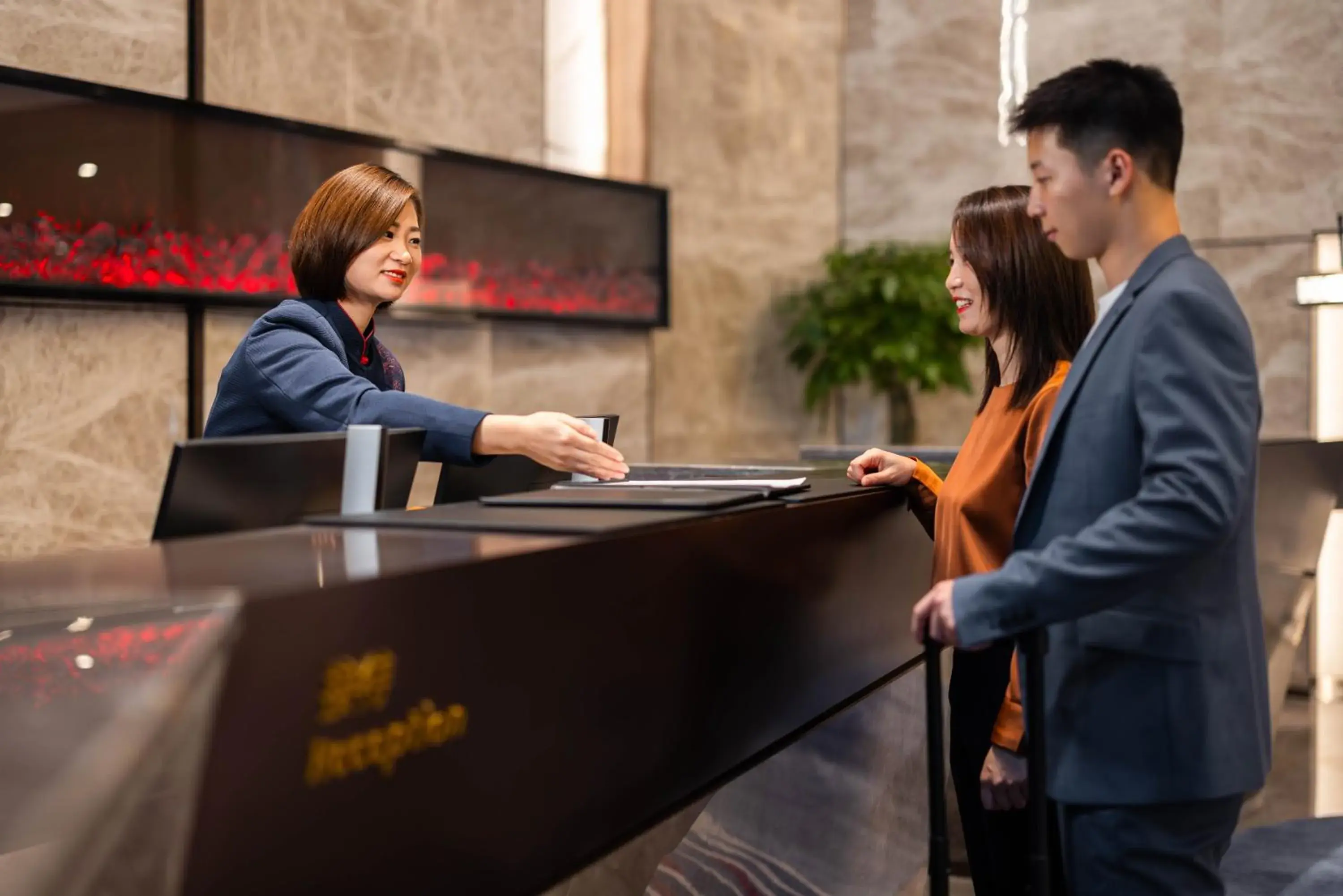 Lobby or reception in Grand Mercure Yichang Waitan Lobby or reception in Grand Mercure Yichang Waitan