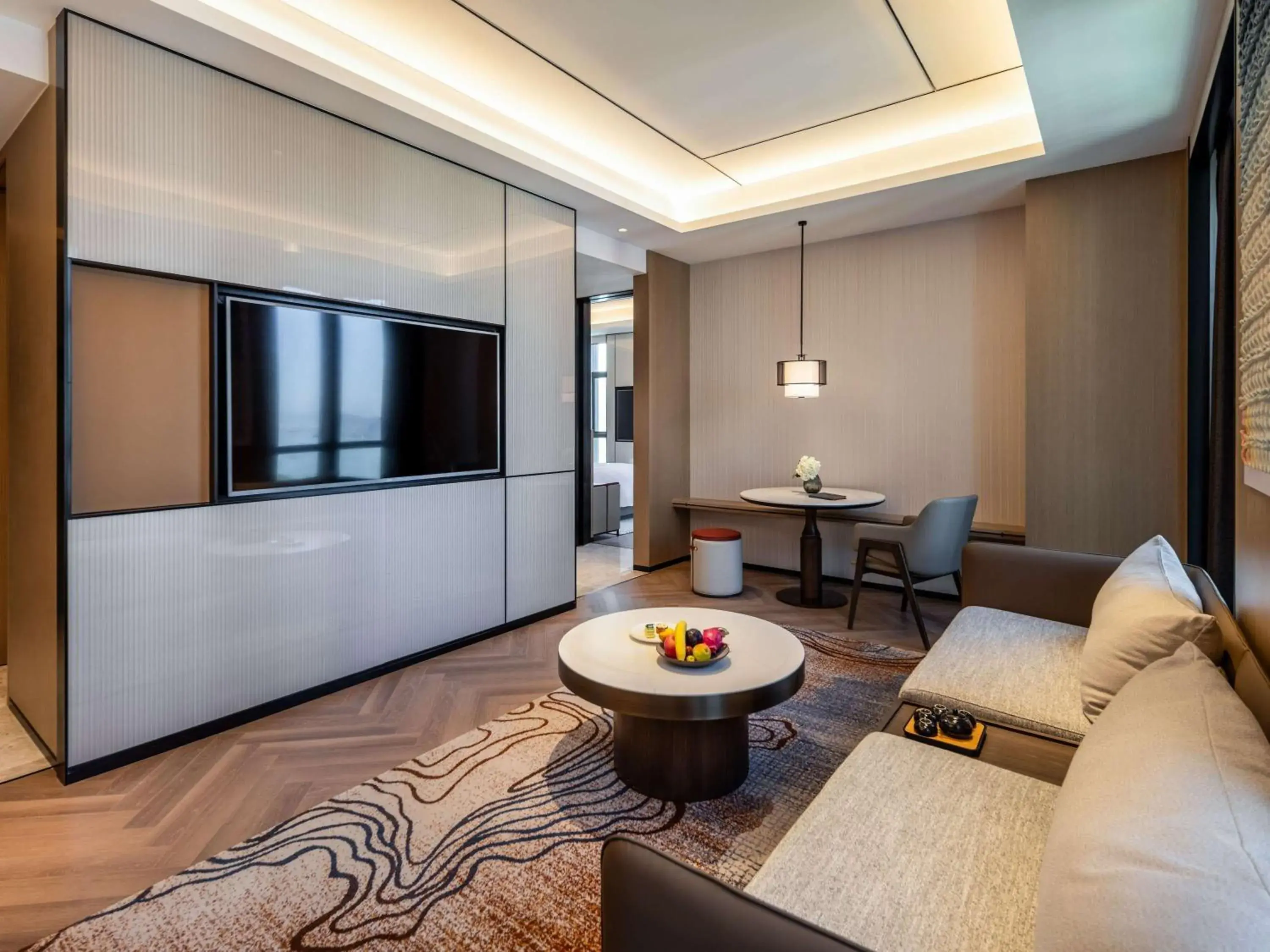 Bedroom in Grand Mercure Yichang Waitan Bedroom in Grand Mercure Yichang Waitan