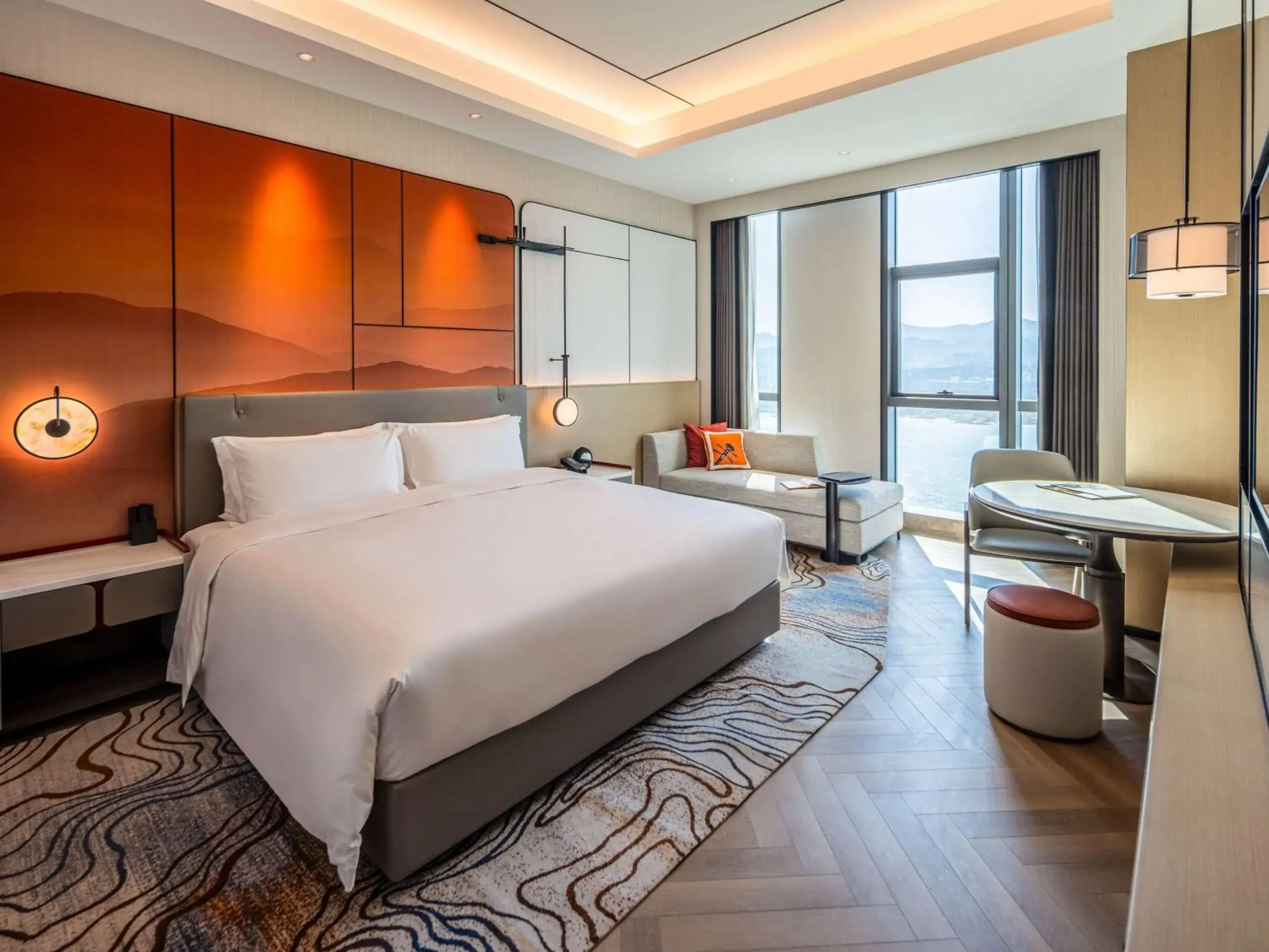 Bedroom, Bed in Grand Mercure Yichang Waitan Bedroom, Bed in Grand Mercure Yichang Waitan