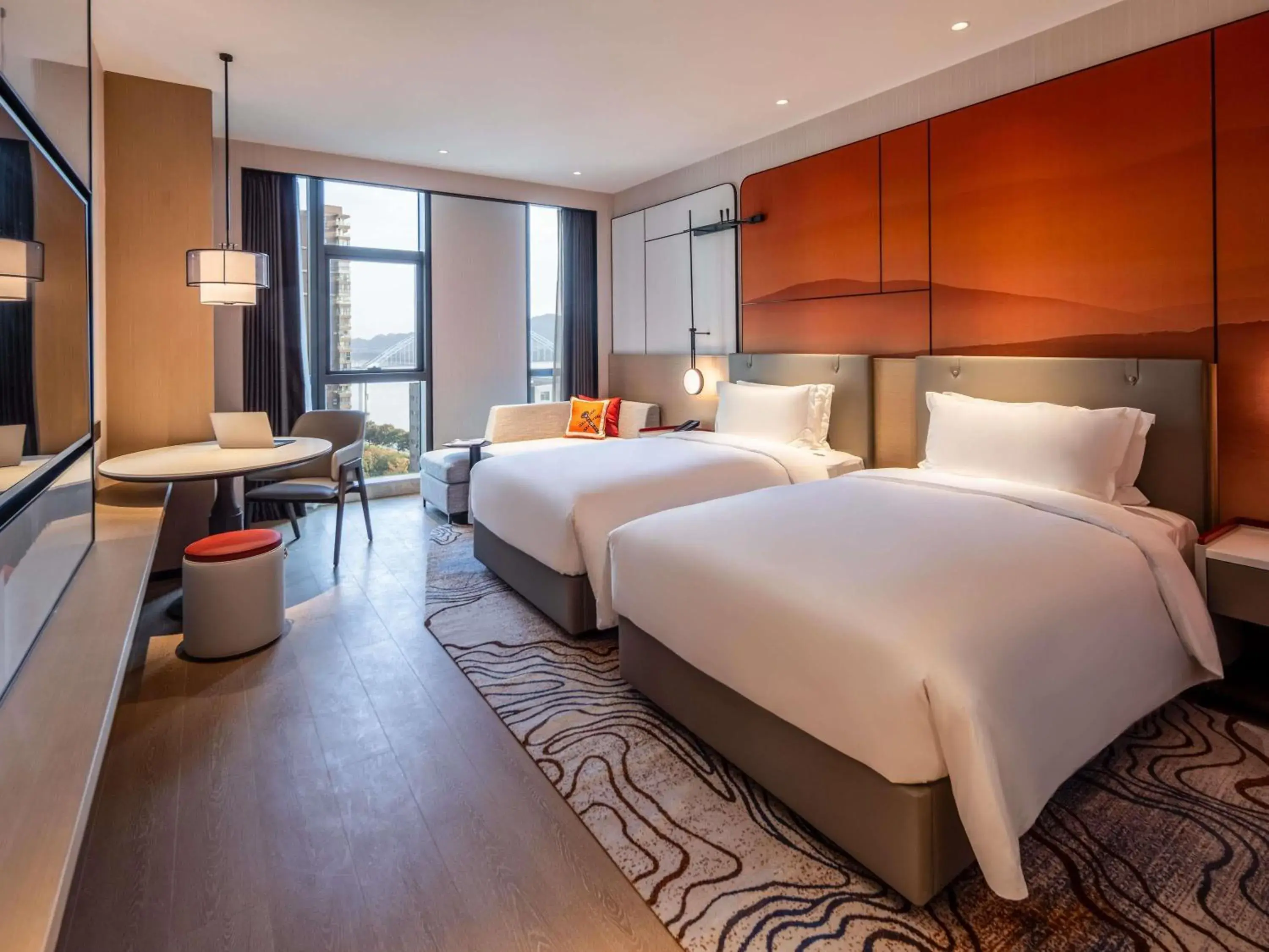 Bedroom, Bed in Grand Mercure Yichang Waitan Bedroom, Bed in Grand Mercure Yichang Waitan