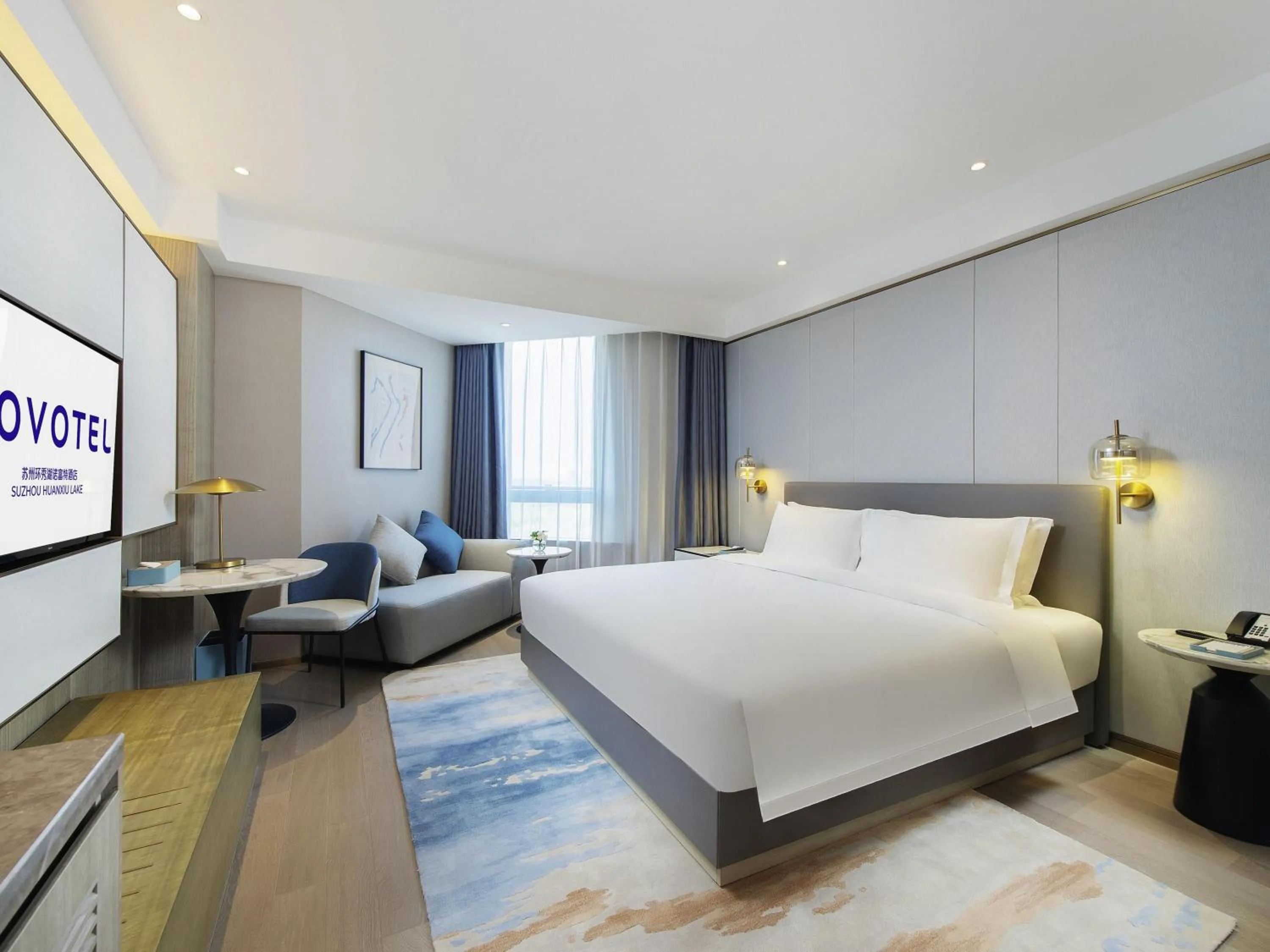 Bedroom, Bed in Novotel Suzhou Huanxiu Lake