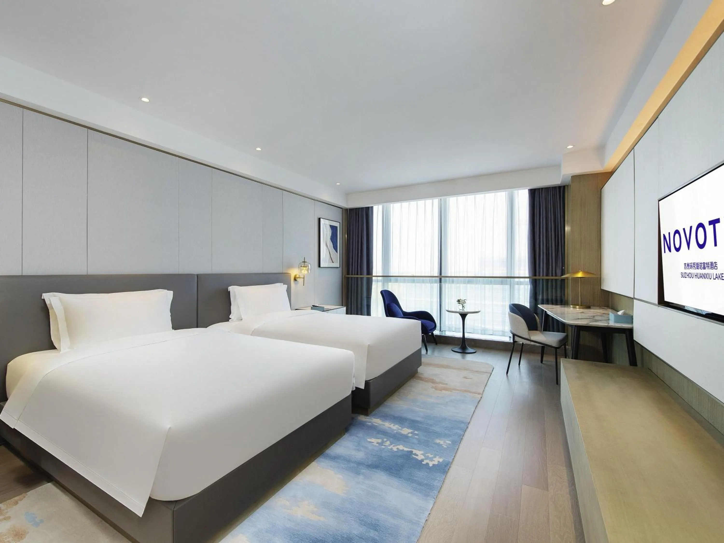 Bedroom, Bed in Novotel Suzhou Huanxiu Lake