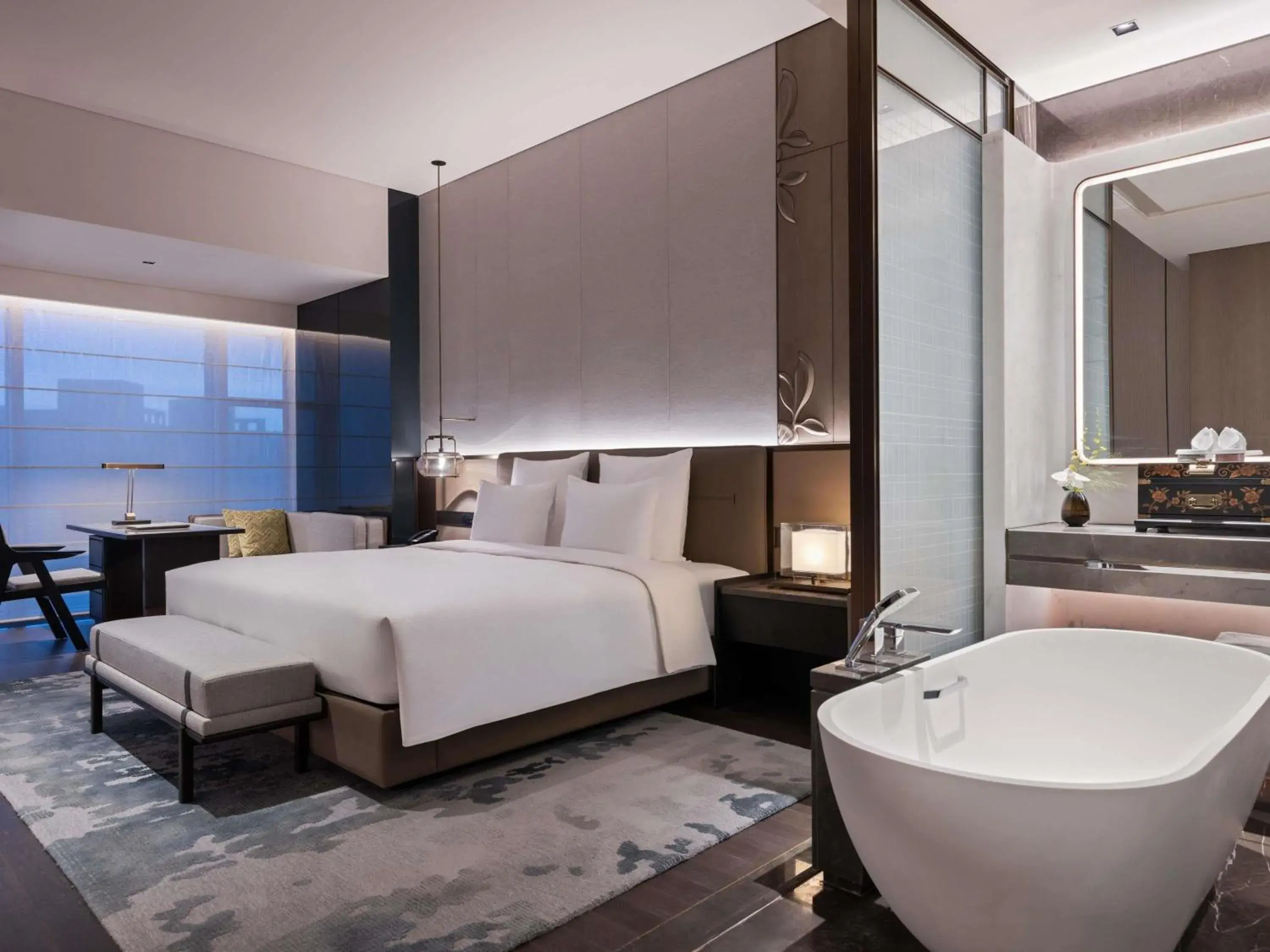 Bedroom, Bed in Pullman Quanzhou Shuitou Bedroom, Bed in Pullman Quanzhou Shuitou