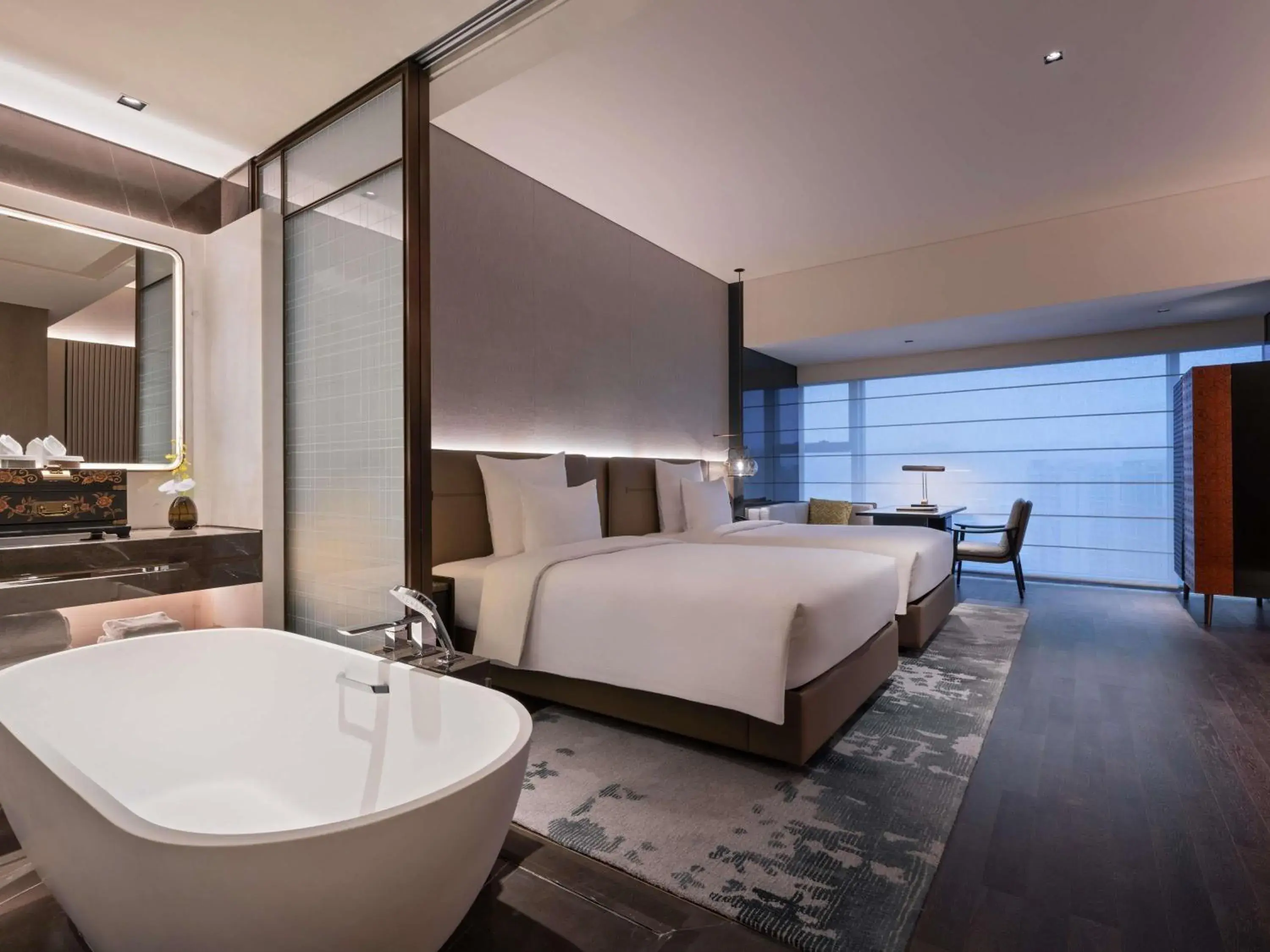 Bedroom, Bed in Pullman Quanzhou Shuitou Bedroom, Bed in Pullman Quanzhou Shuitou