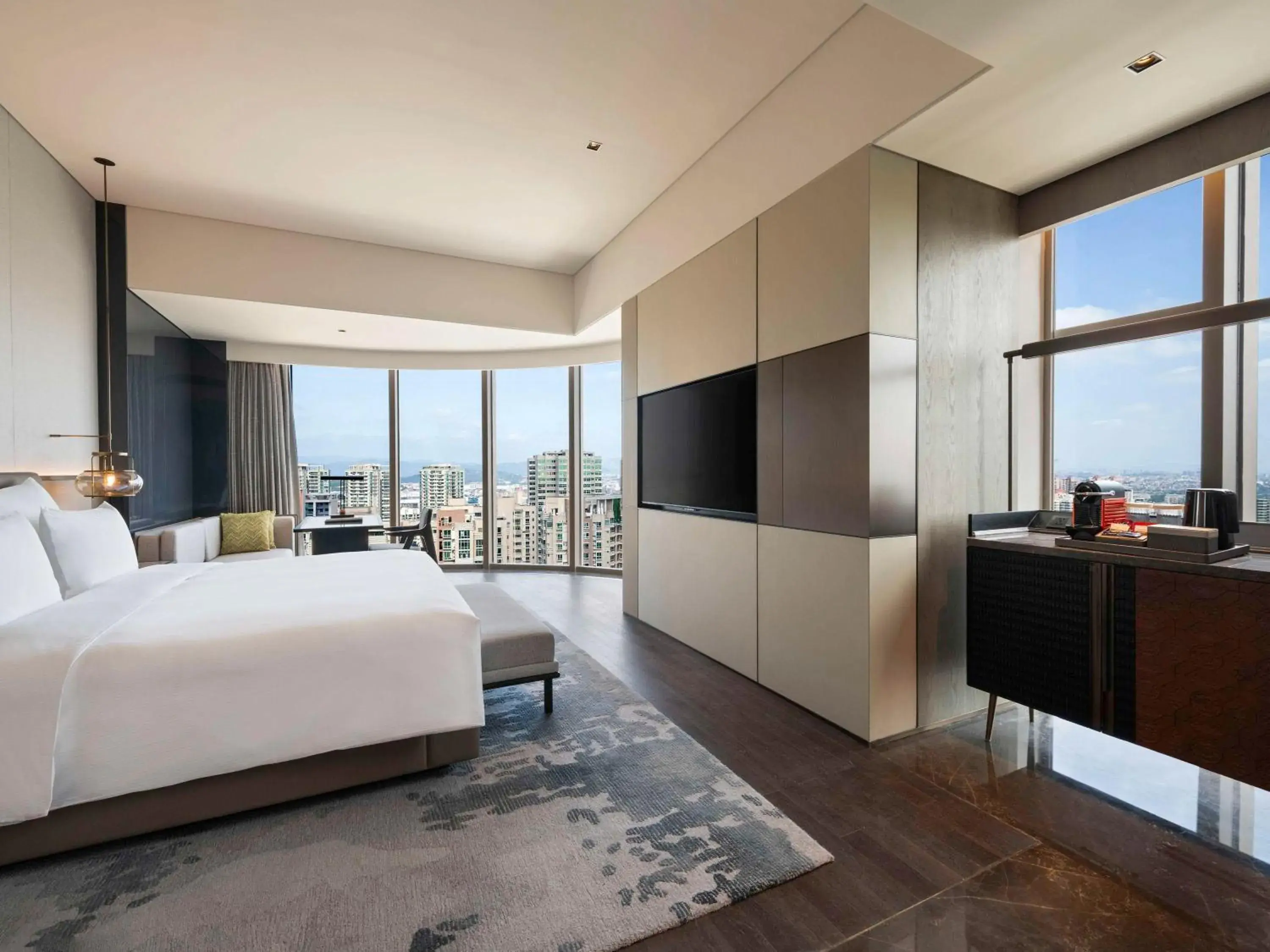 Bedroom, Bed in Pullman Quanzhou Shuitou Bedroom, Bed in Pullman Quanzhou Shuitou