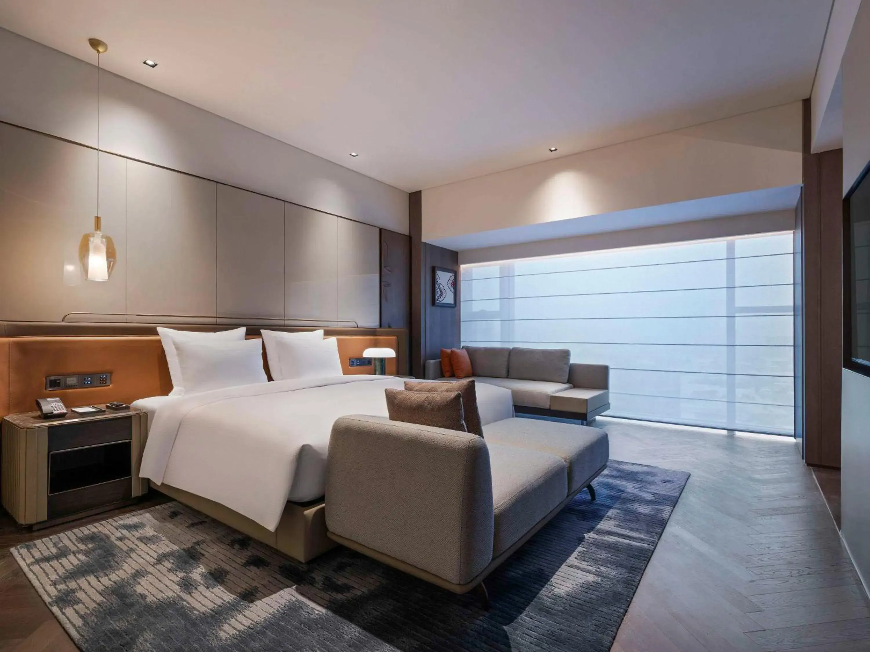 Bedroom, Bed in Pullman Quanzhou Shuitou Bedroom, Bed in Pullman Quanzhou Shuitou