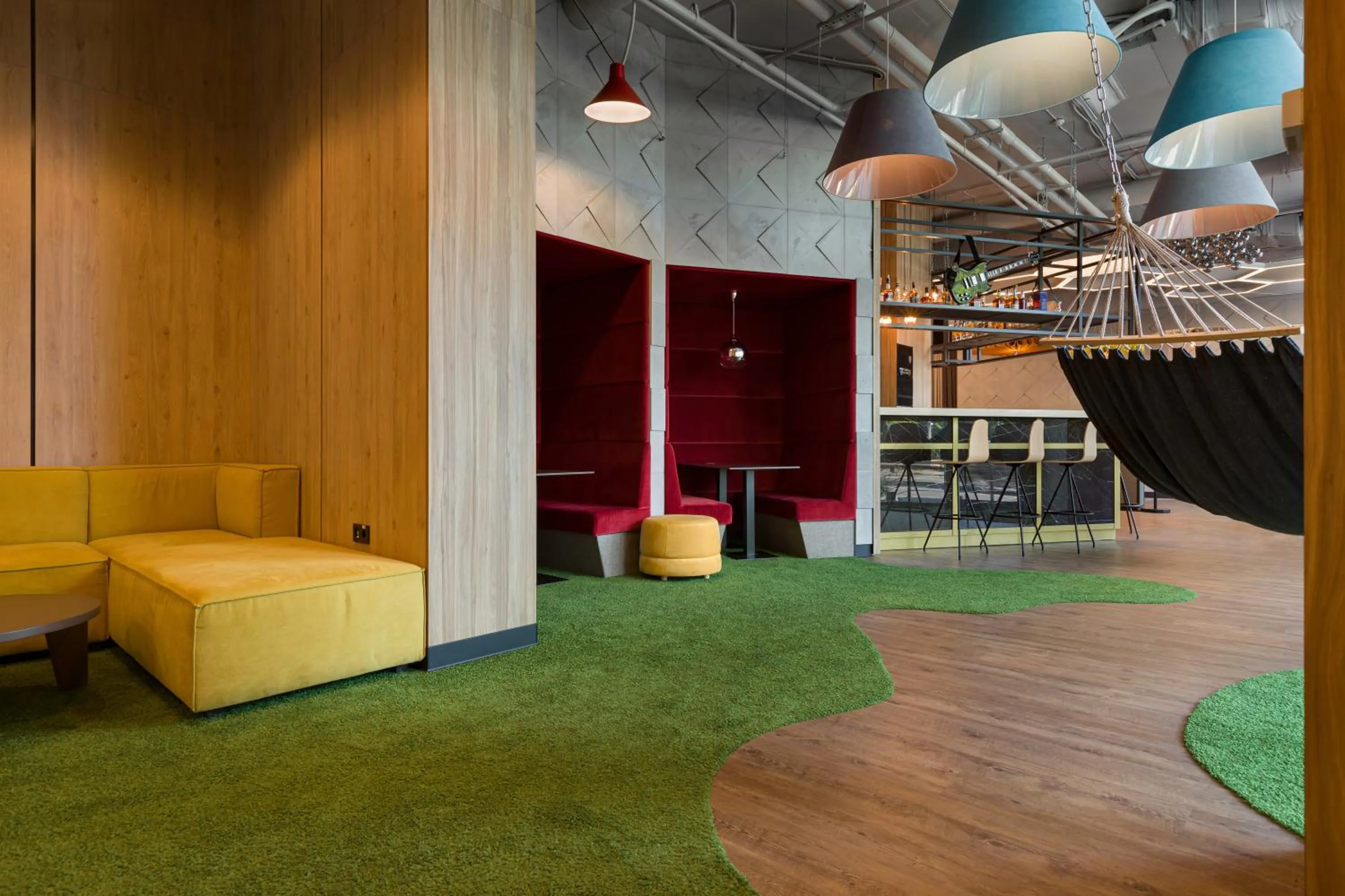 Seating area in ibis Kyiv Beresteiska