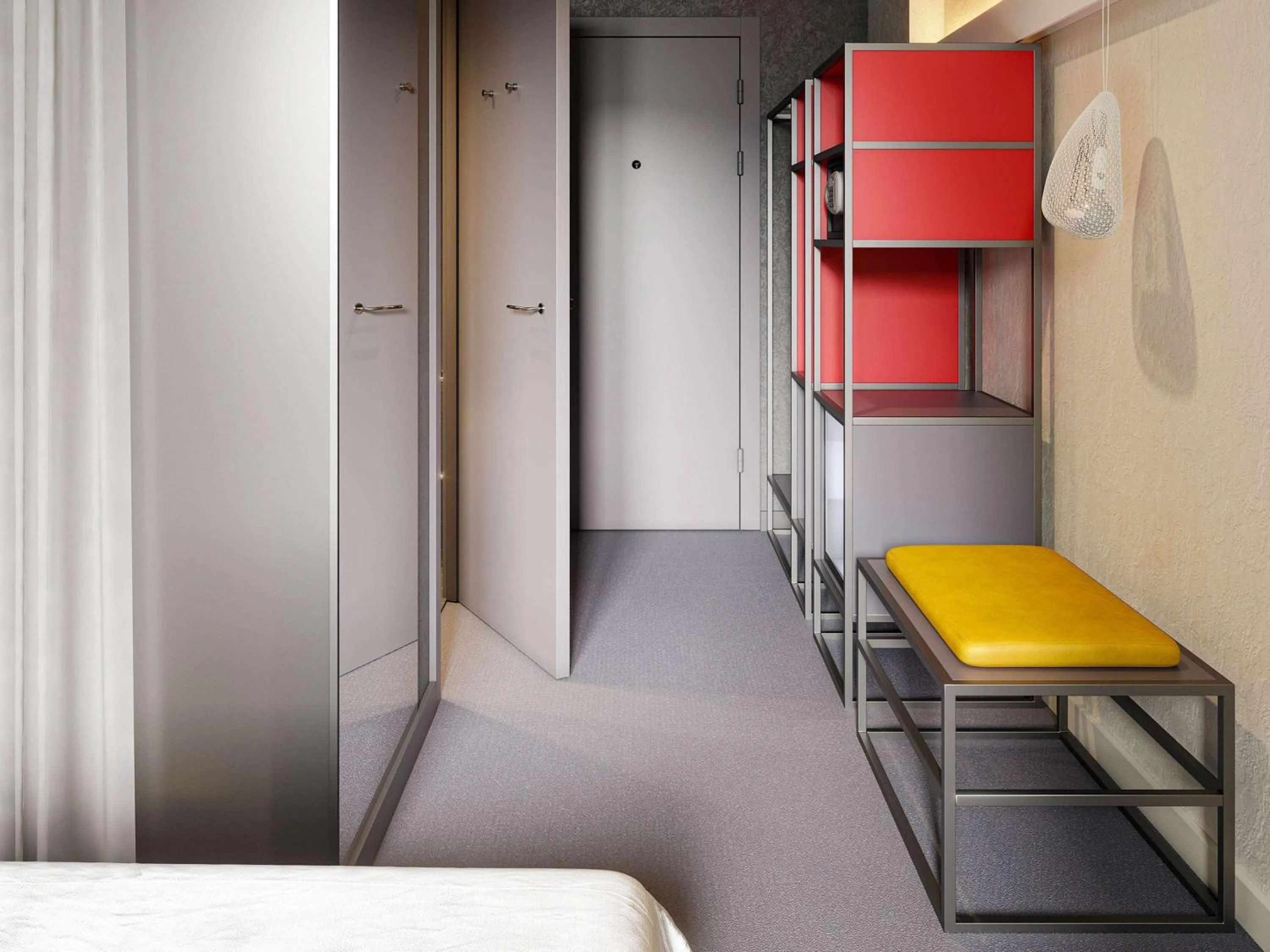 Property building, Bed in ibis Kyiv Beresteiska