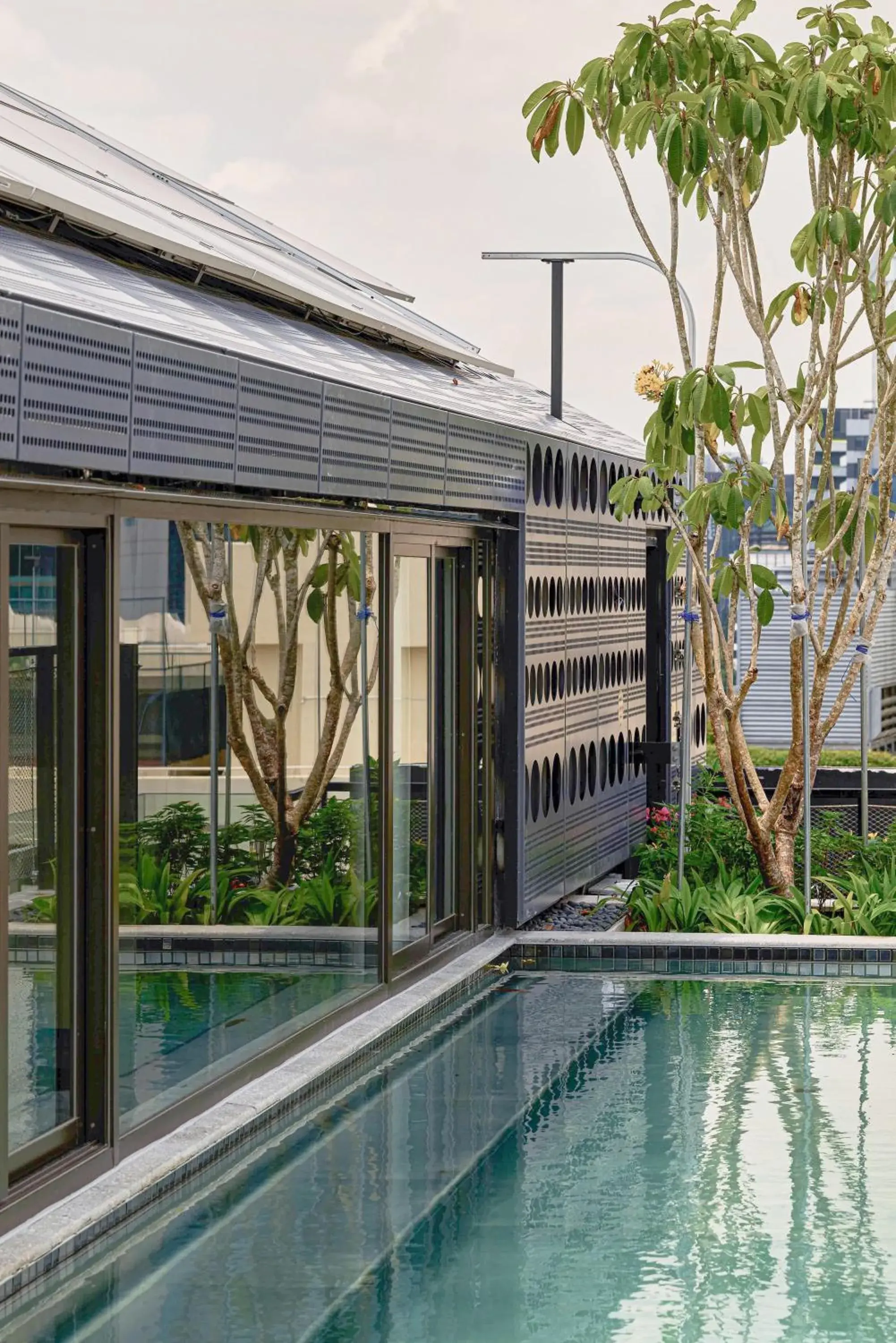 Swimming pool in 21 Carpenter, Singapore, a Member of Design Hotels Swimming pool in 21 Carpenter, Singapore, a Member of Design Hotels