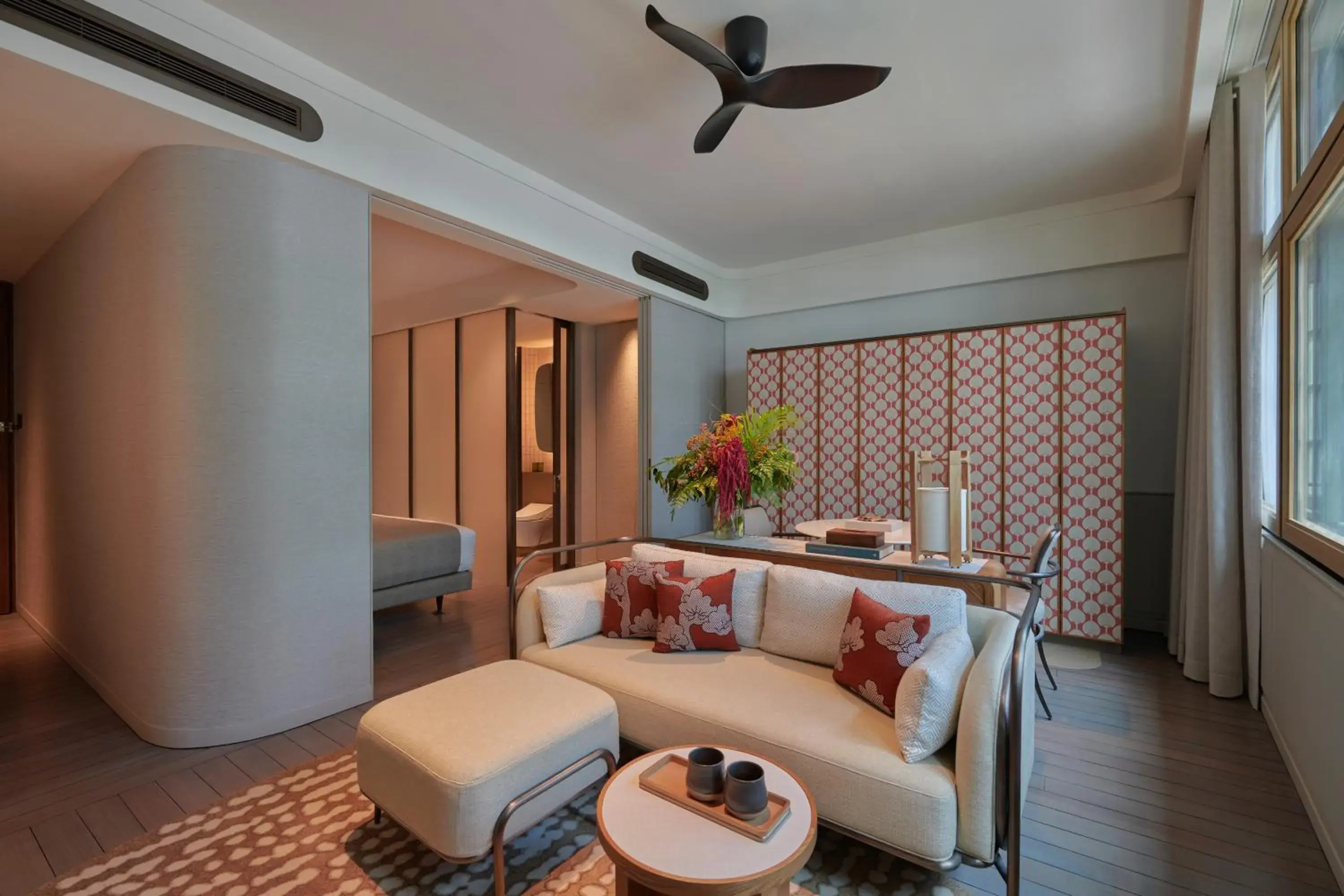 Living room in 21 Carpenter, Singapore, a Member of Design Hotels Living room in 21 Carpenter, Singapore, a Member of Design Hotels