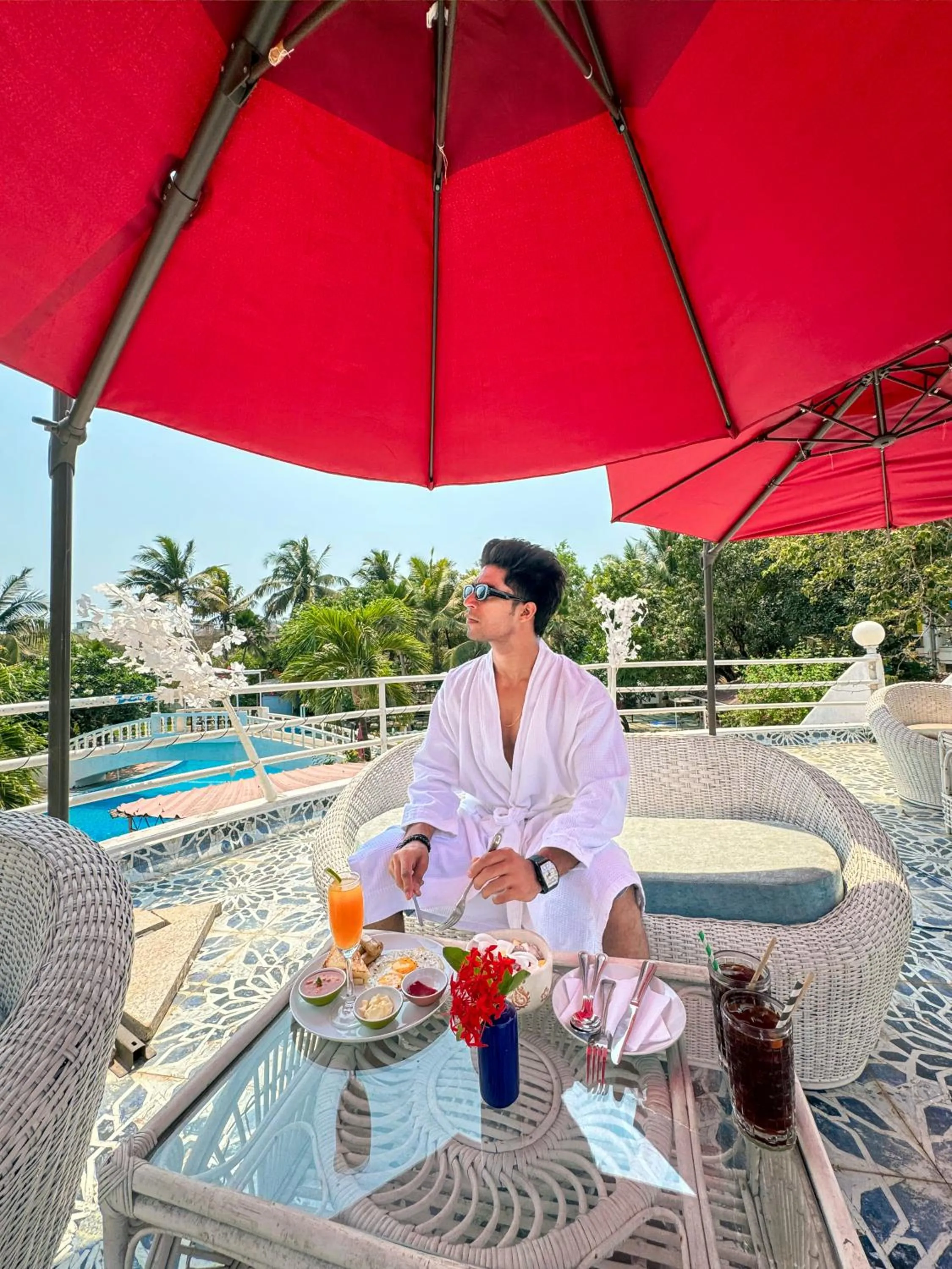 Patio in Sashas Holiday Village