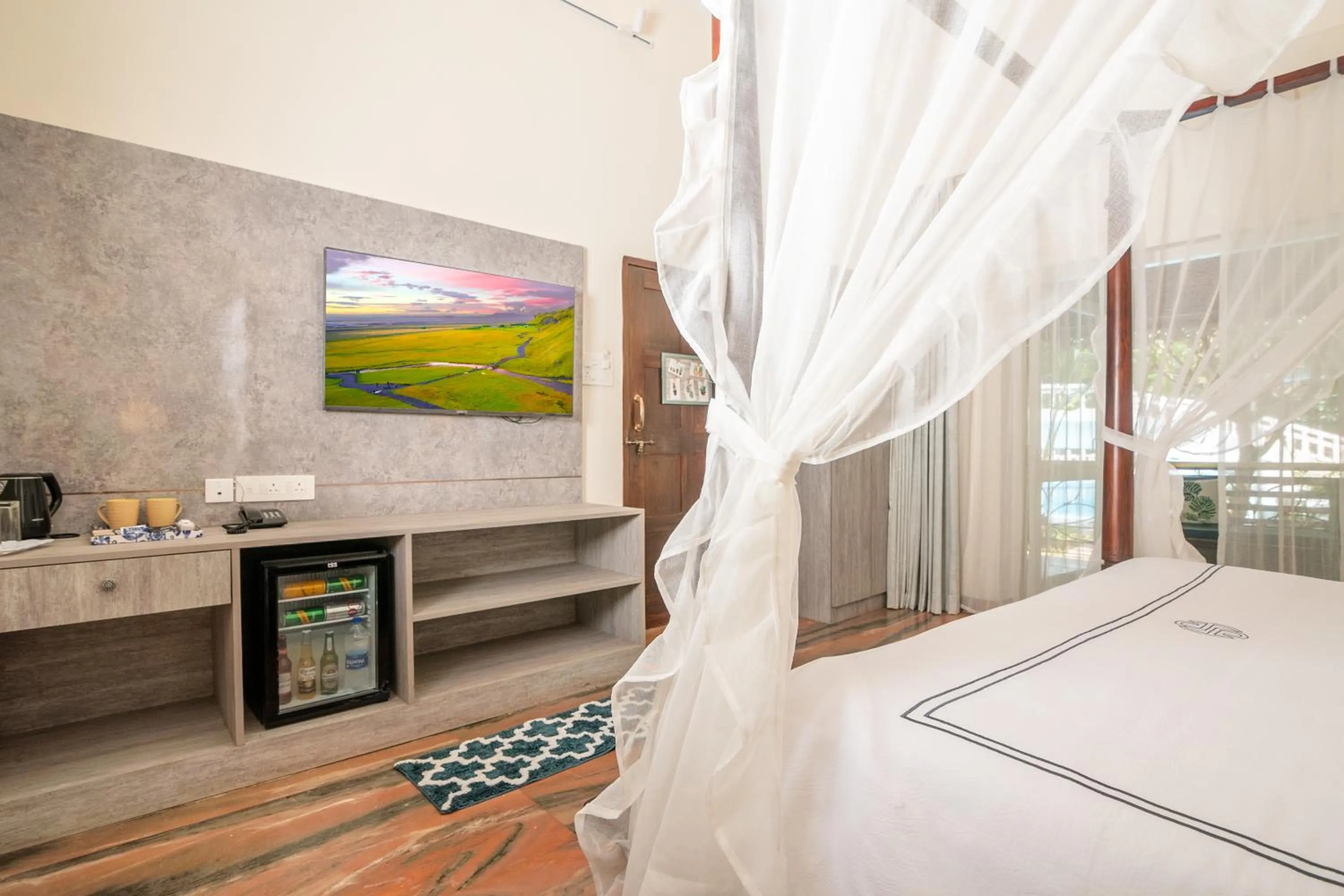 Bed in Sashas Holiday Village