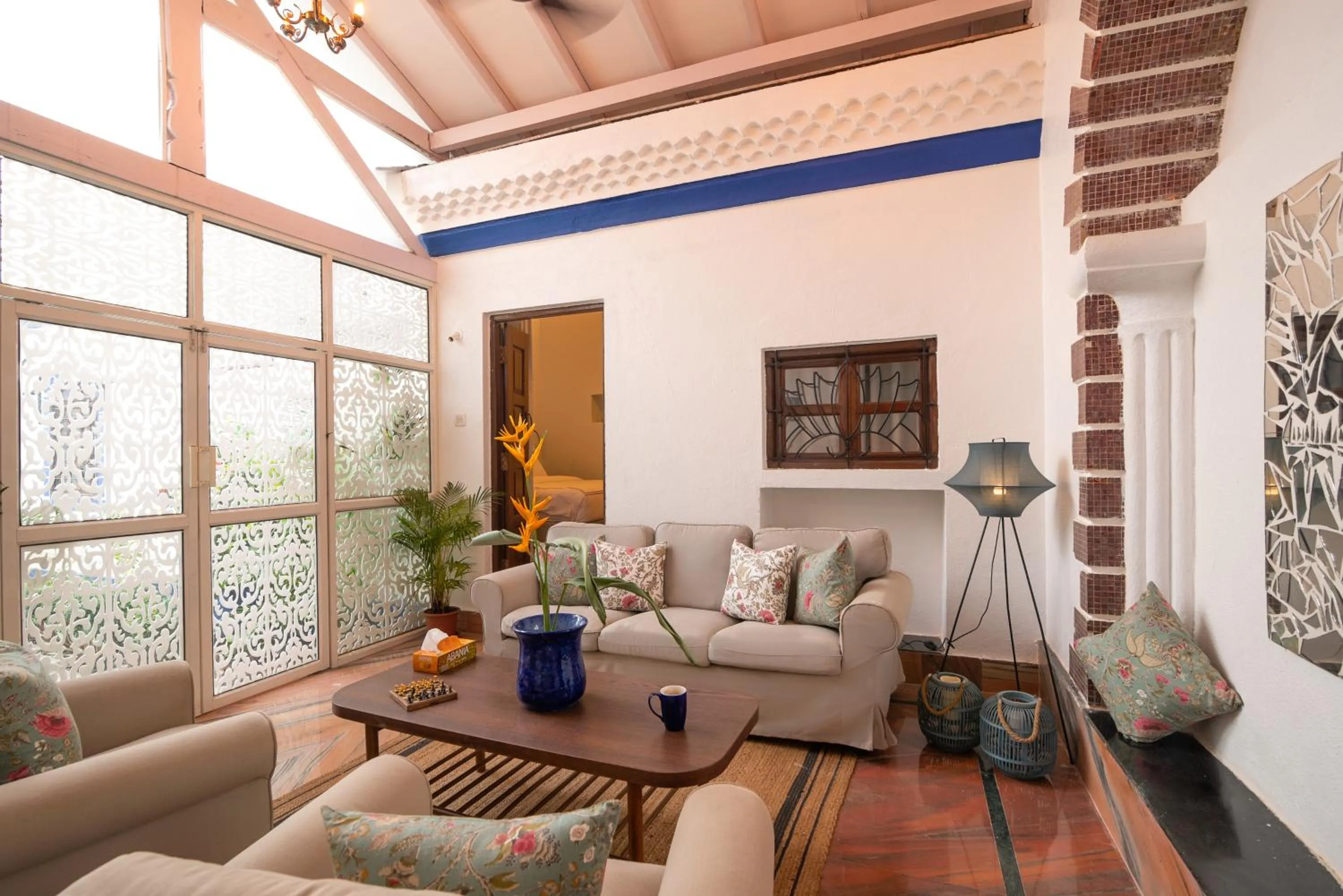 Living room in Sashas Holiday Village