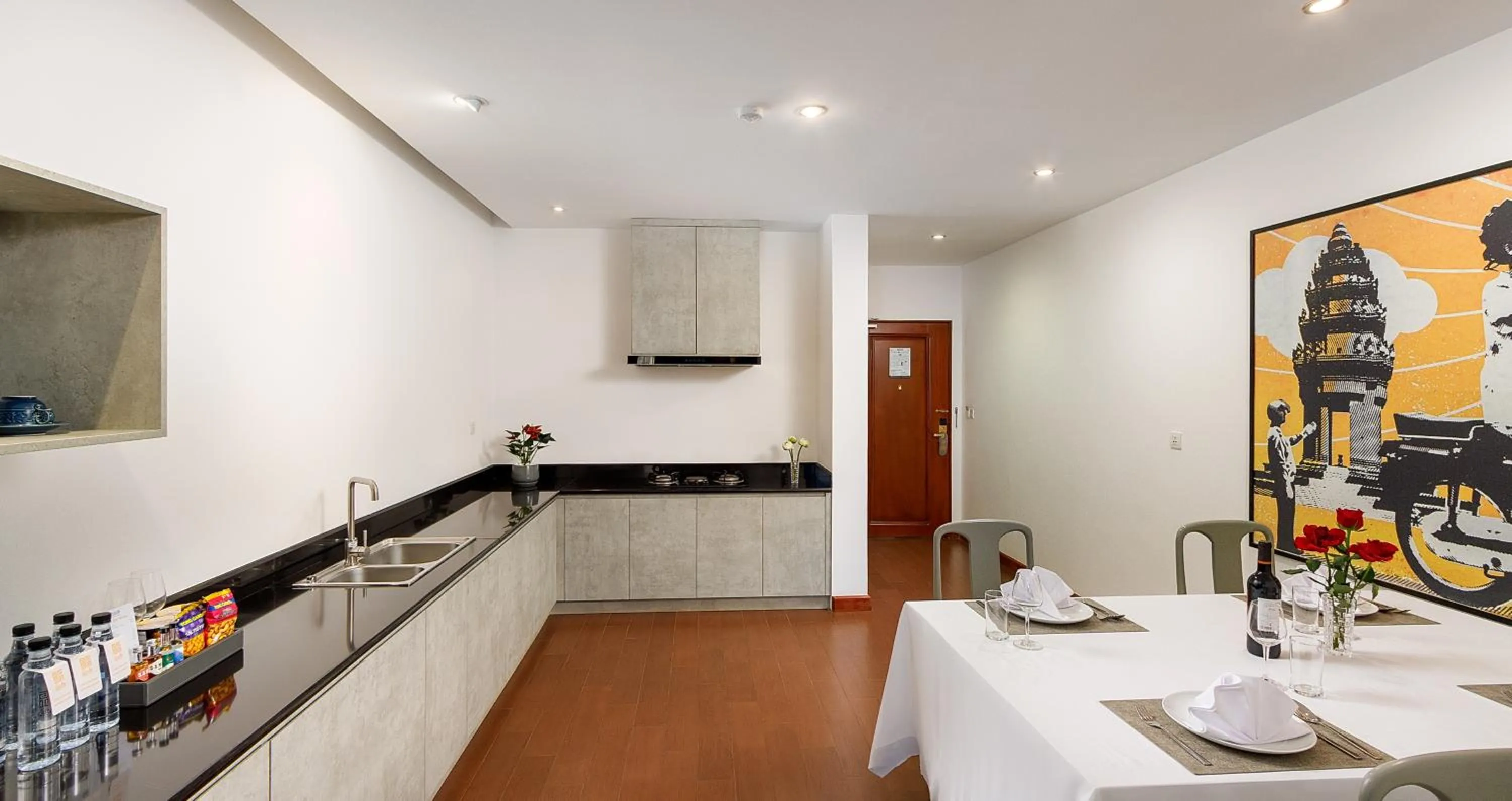 Kitchen or kitchenette in Jaya Suites Hotel