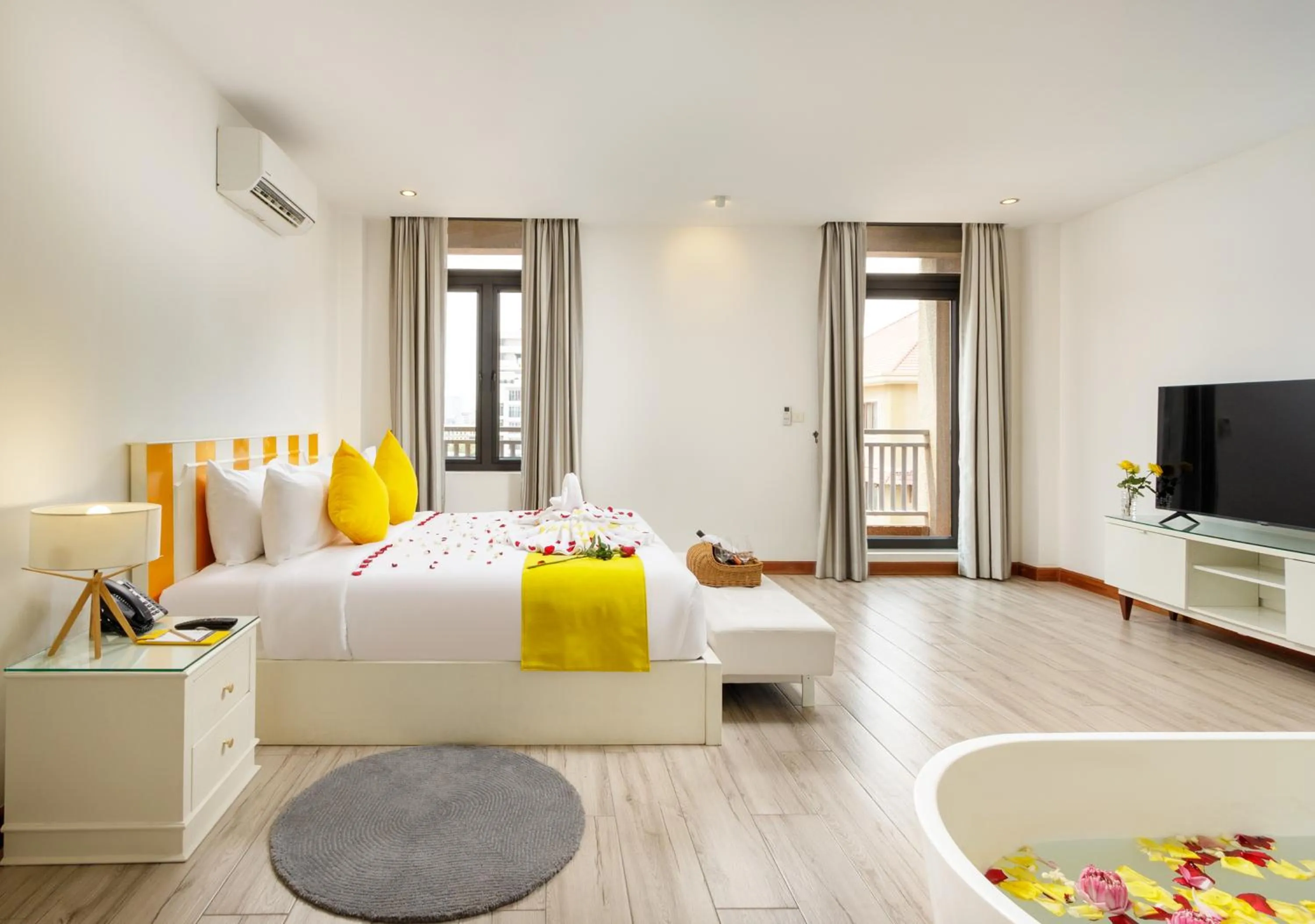 Bed in Jaya Suites Hotel