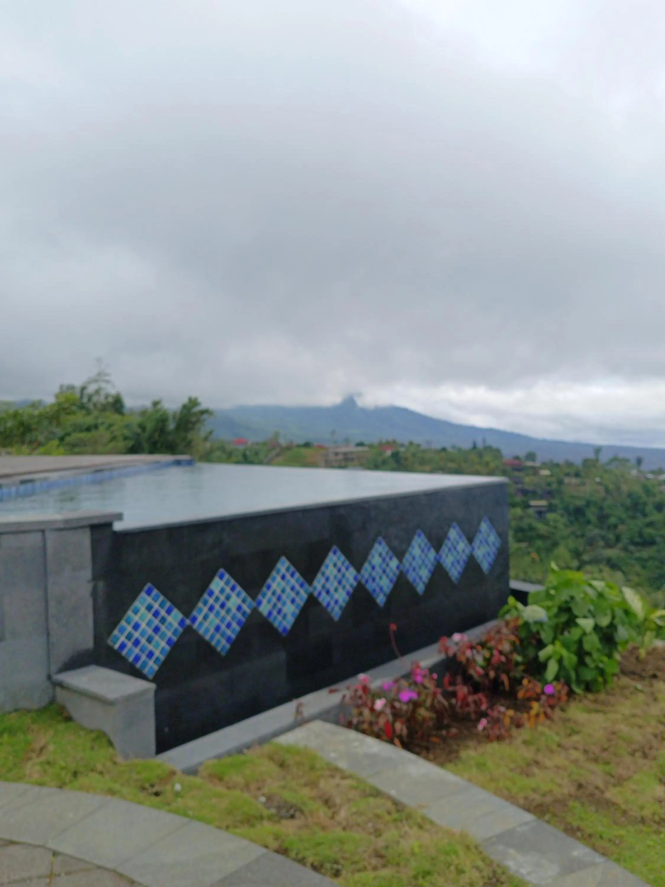 Pool view in Munduk Tentrem Resort