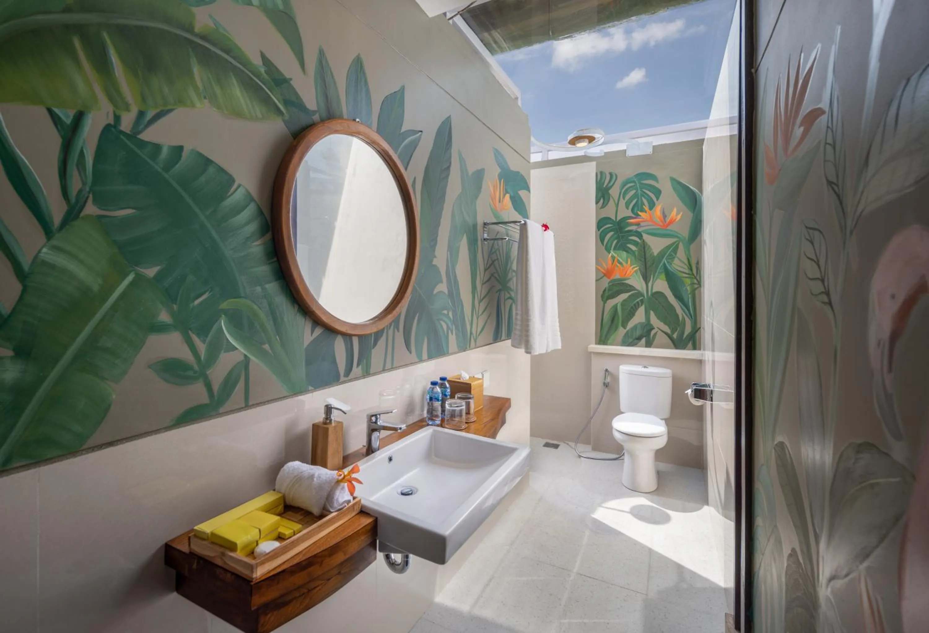 Shower in Munduk Tentrem Resort