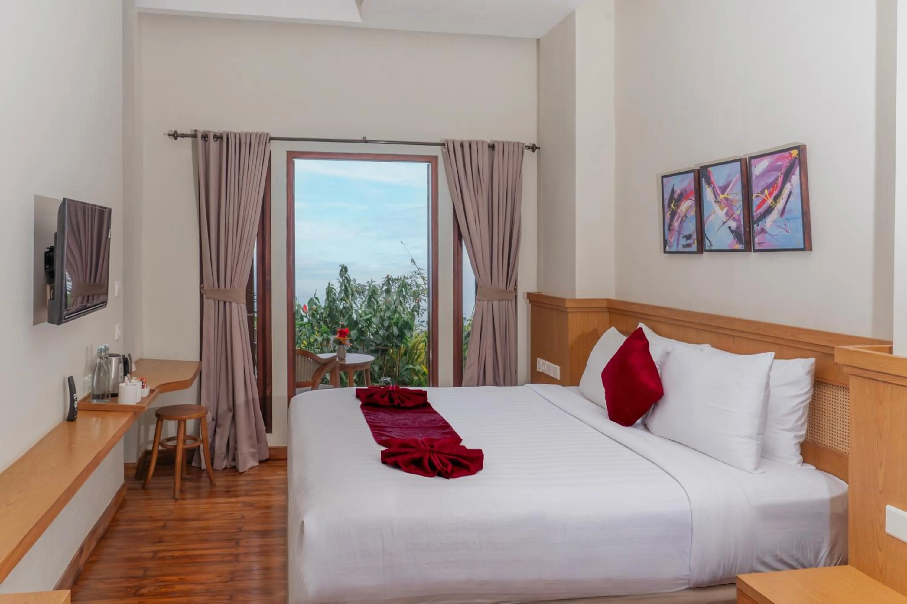 Bed in Munduk Tentrem Resort