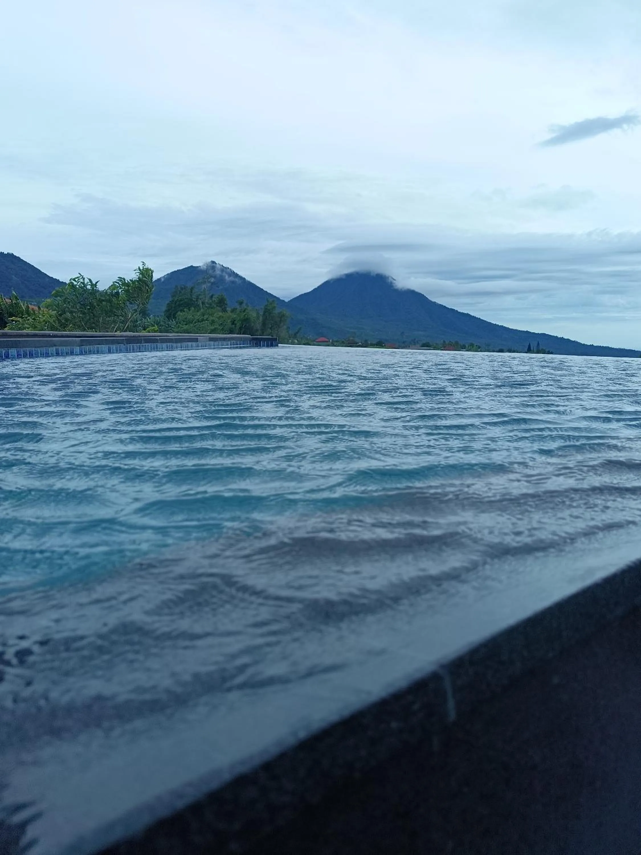 Pool view in Munduk Tentrem Resort