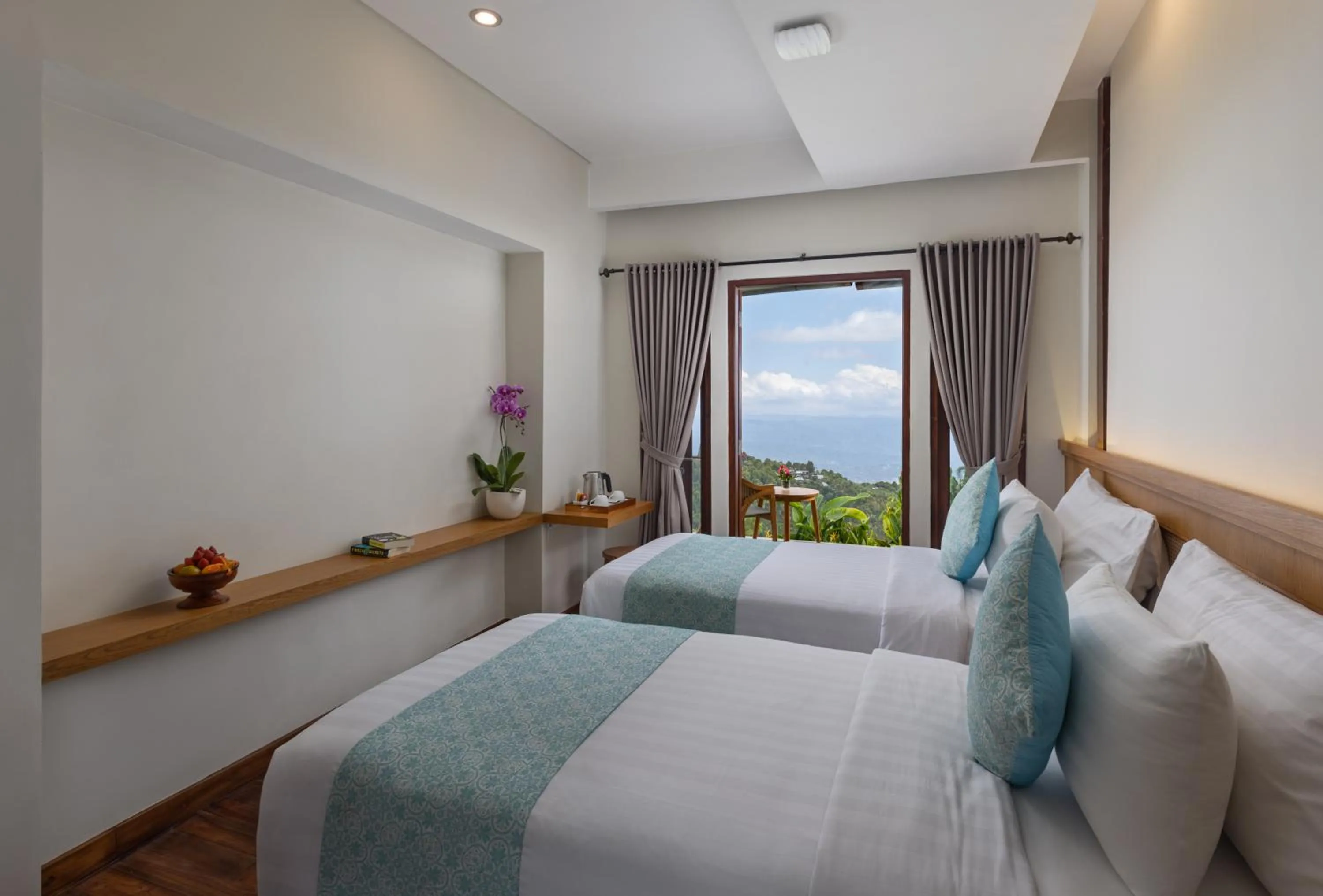 Bed in Munduk Tentrem Resort