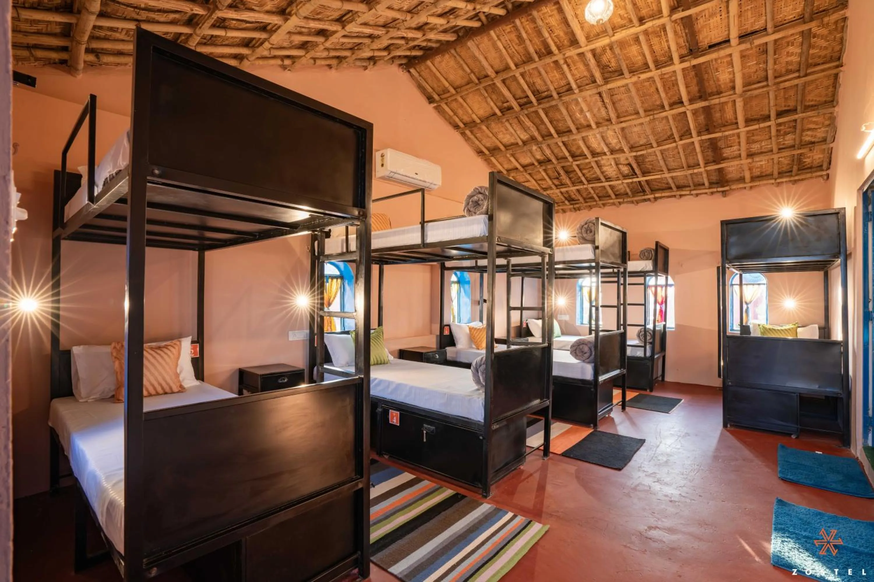 Photo of the whole room, Bed in Zostel Sam Desert (Jaisalmer)