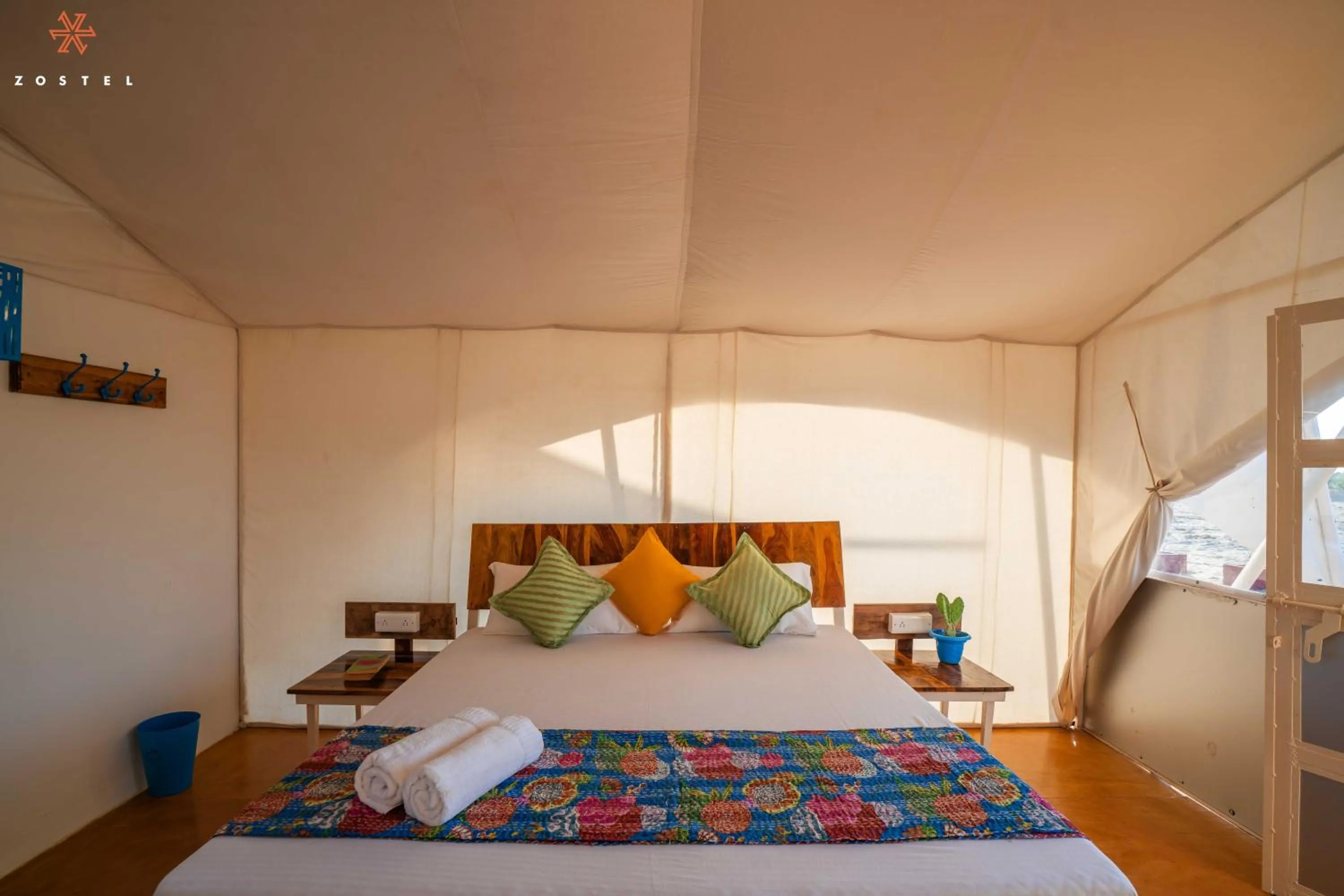 Bed in Zostel Sam Desert (Jaisalmer)