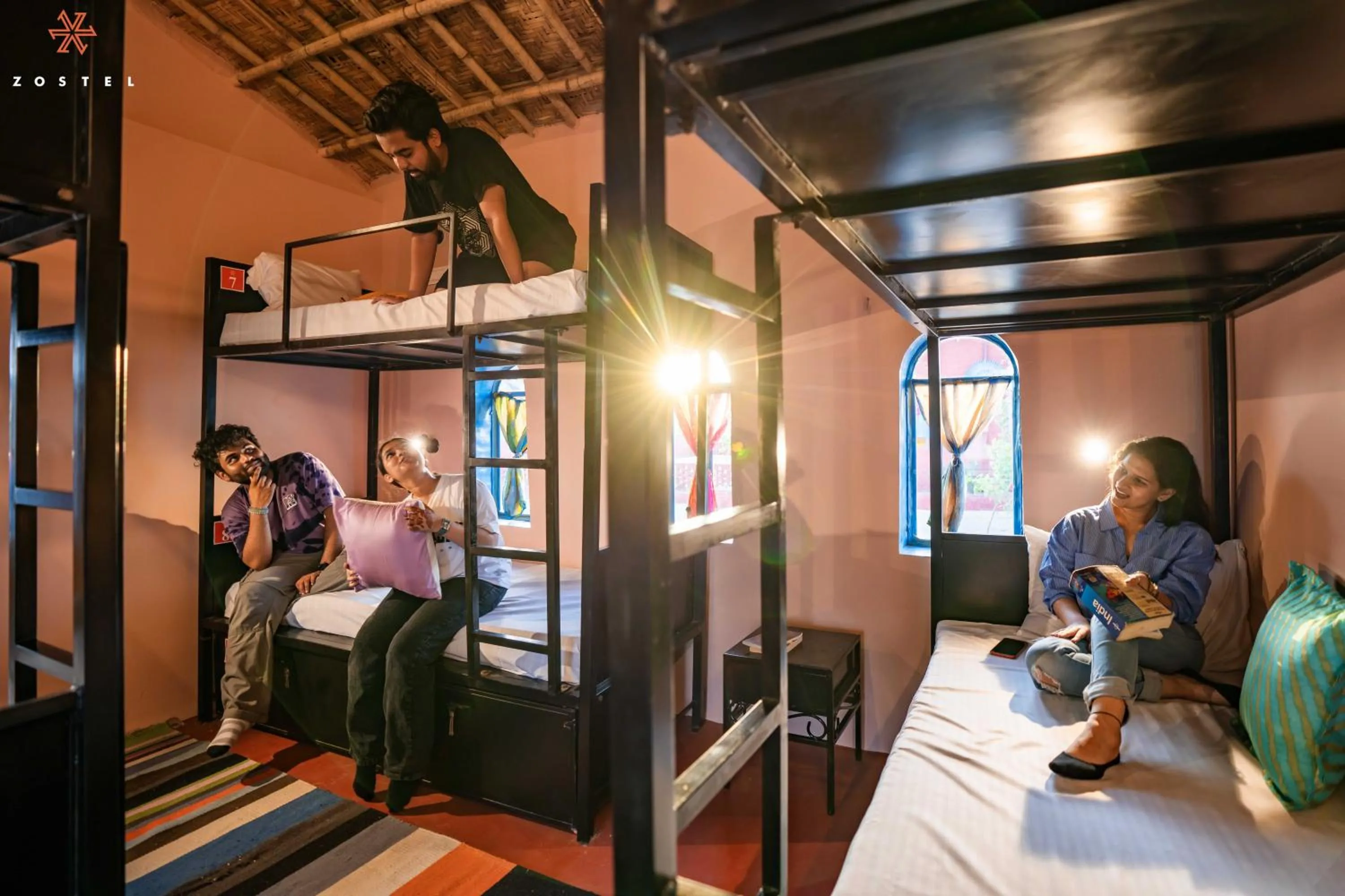 People in Zostel Sam Desert (Jaisalmer)