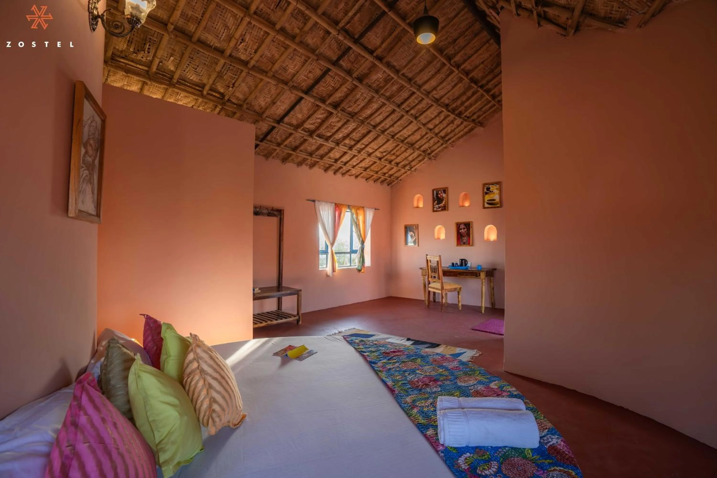 Bed in Zostel Sam Desert (Jaisalmer)