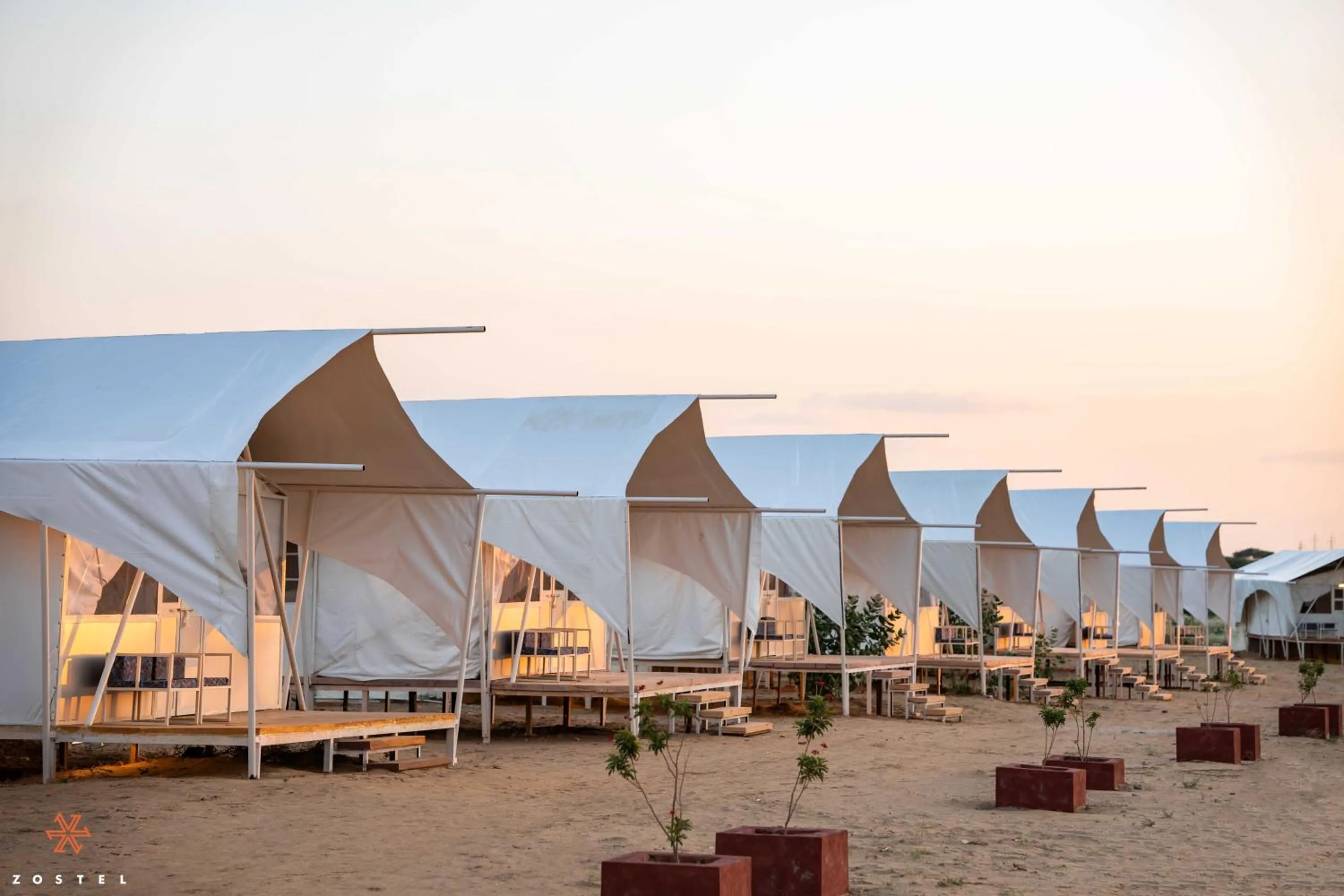 Property building in Zostel Sam Desert (Jaisalmer)