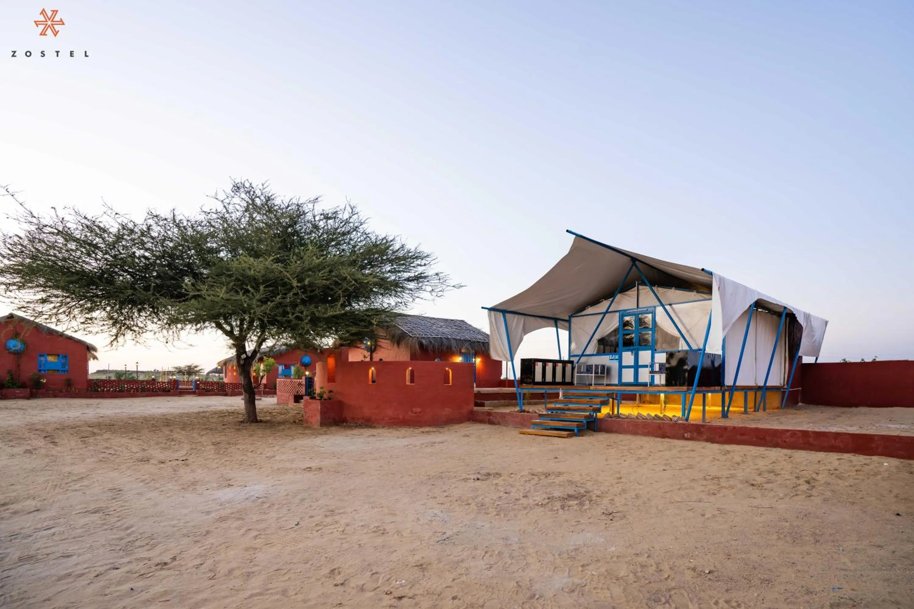 Property building in Zostel Sam Desert (Jaisalmer)