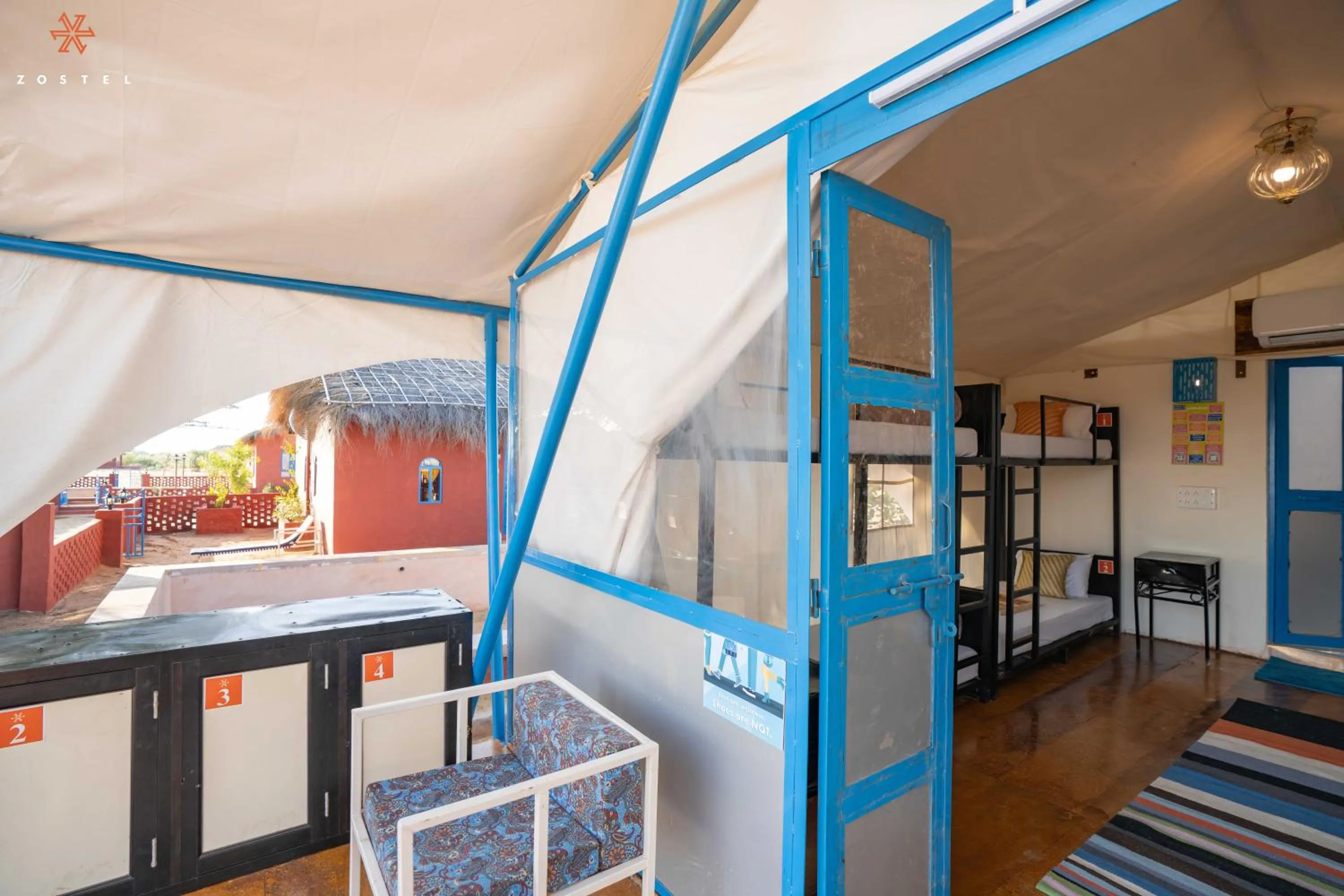 Bed in Zostel Sam Desert (Jaisalmer)