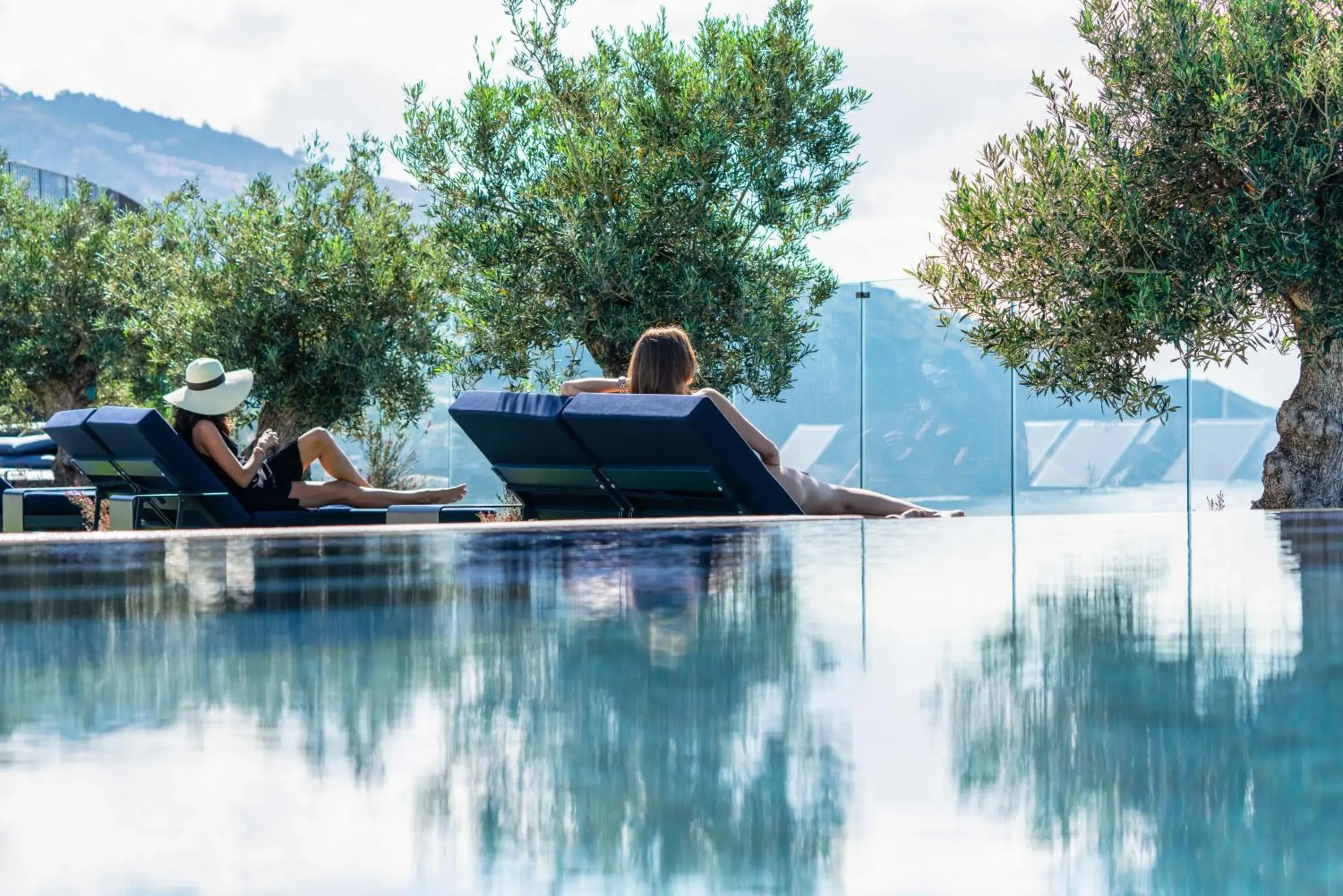 Pool view in The Reserve - within Savoy Palace - The Leading Hotels of the World Pool view in The Reserve - within Savoy Palace - The Leading Hotels of the World