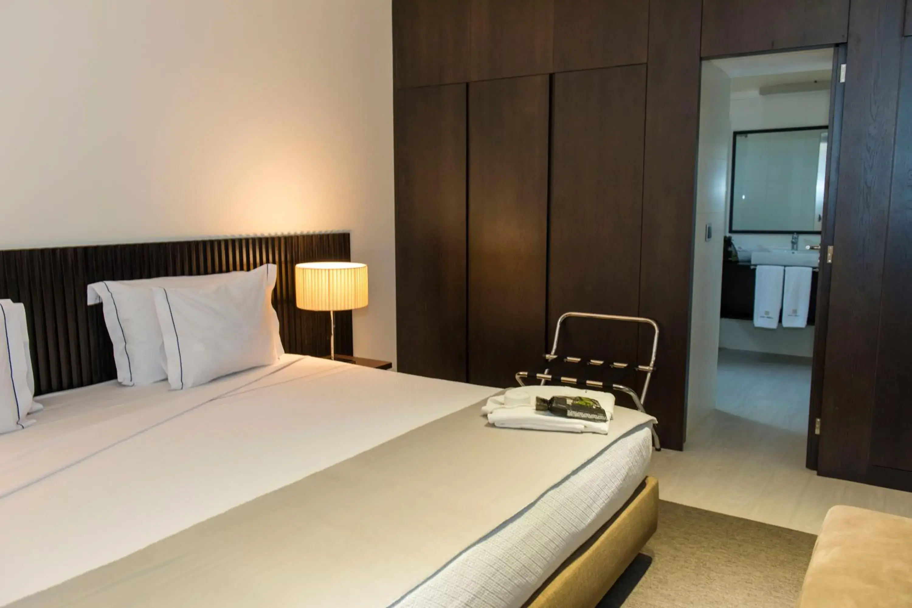 Bed in Hotel Pérola Bed in Hotel Pérola