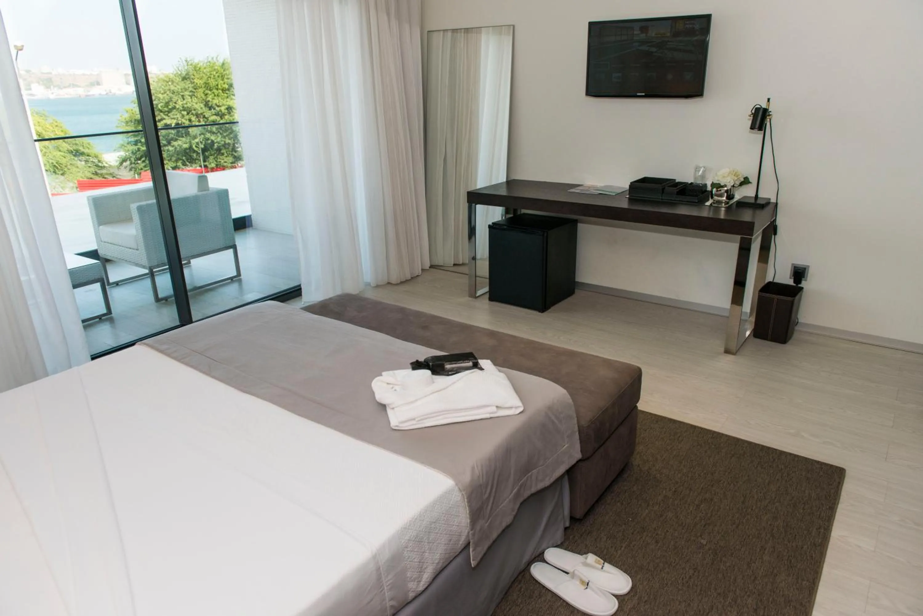 Bed in Hotel Pérola