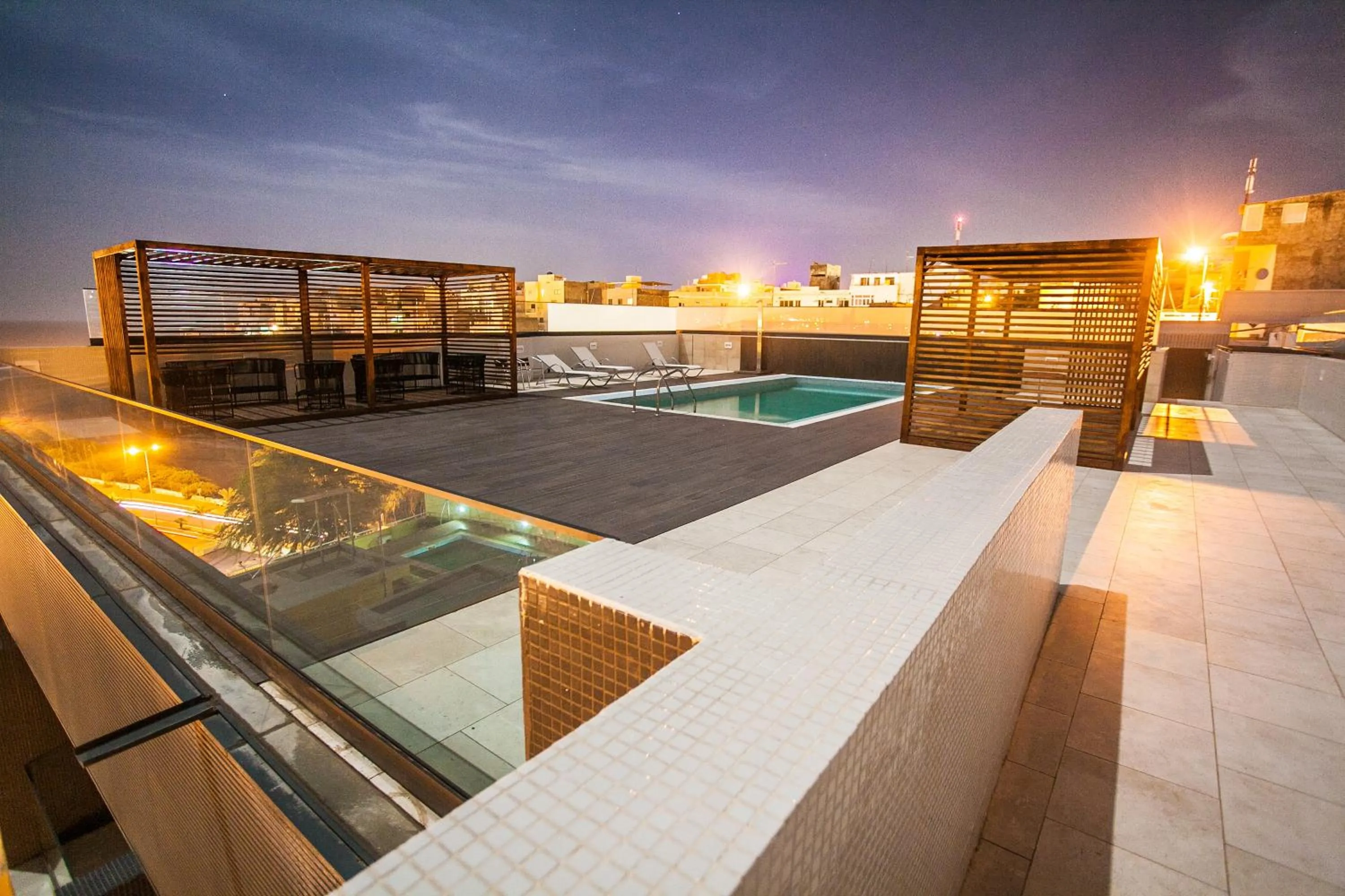 Swimming pool in Hotel Pérola