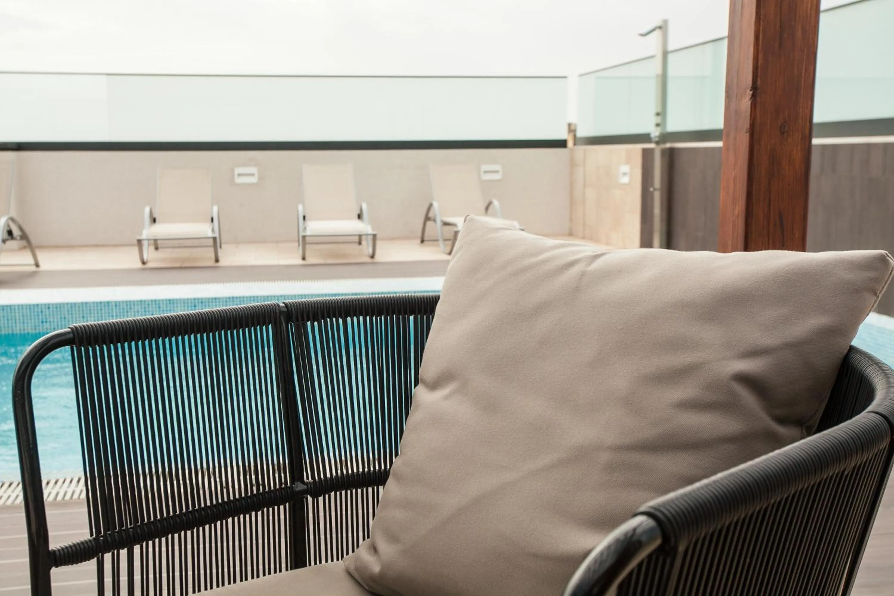 Swimming pool in Hotel Pérola