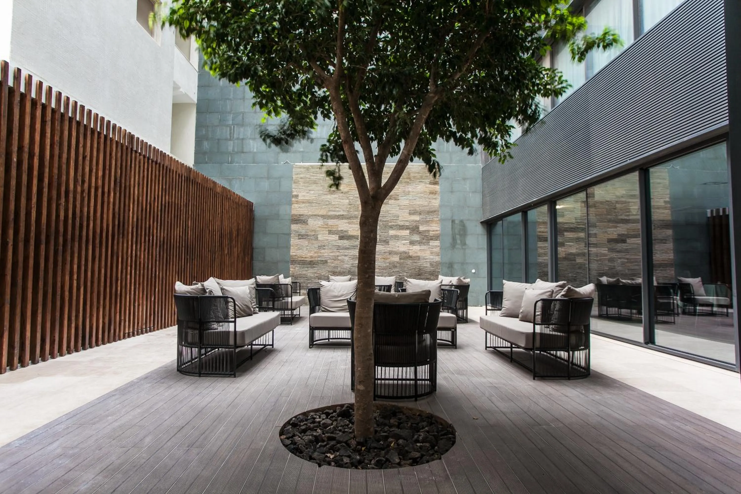 Patio in Hotel Pérola