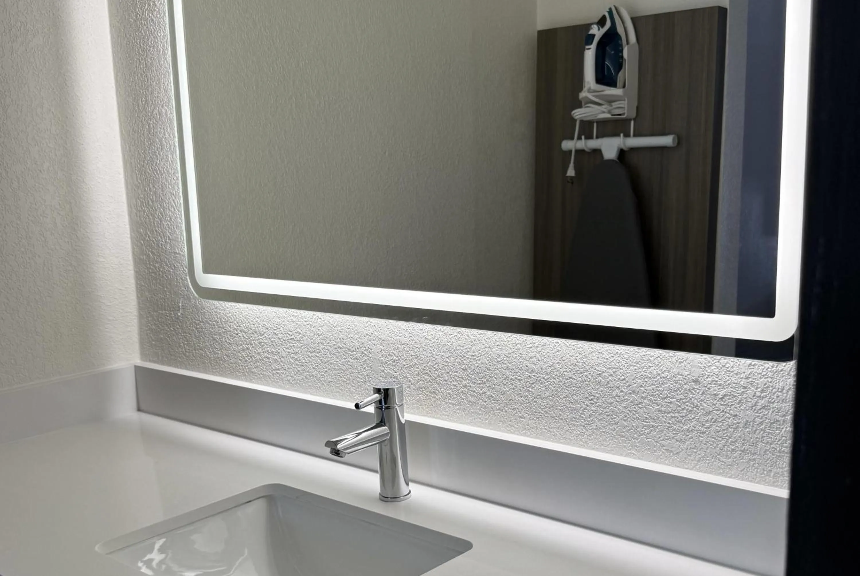 Bathroom in Travelodge by Wyndham Lumberton