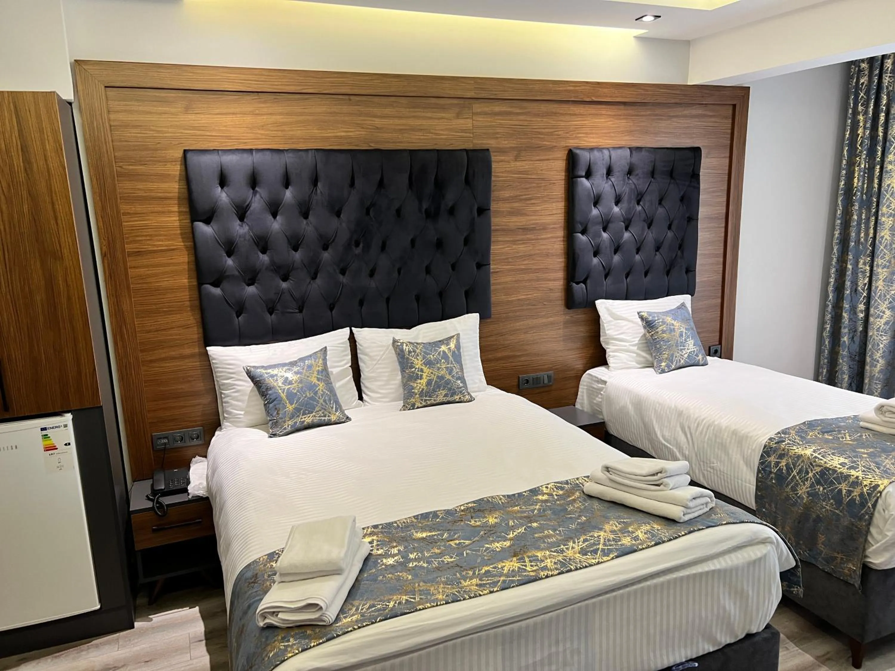 Bed in Golden Stoneluxe İstanbul Hotel