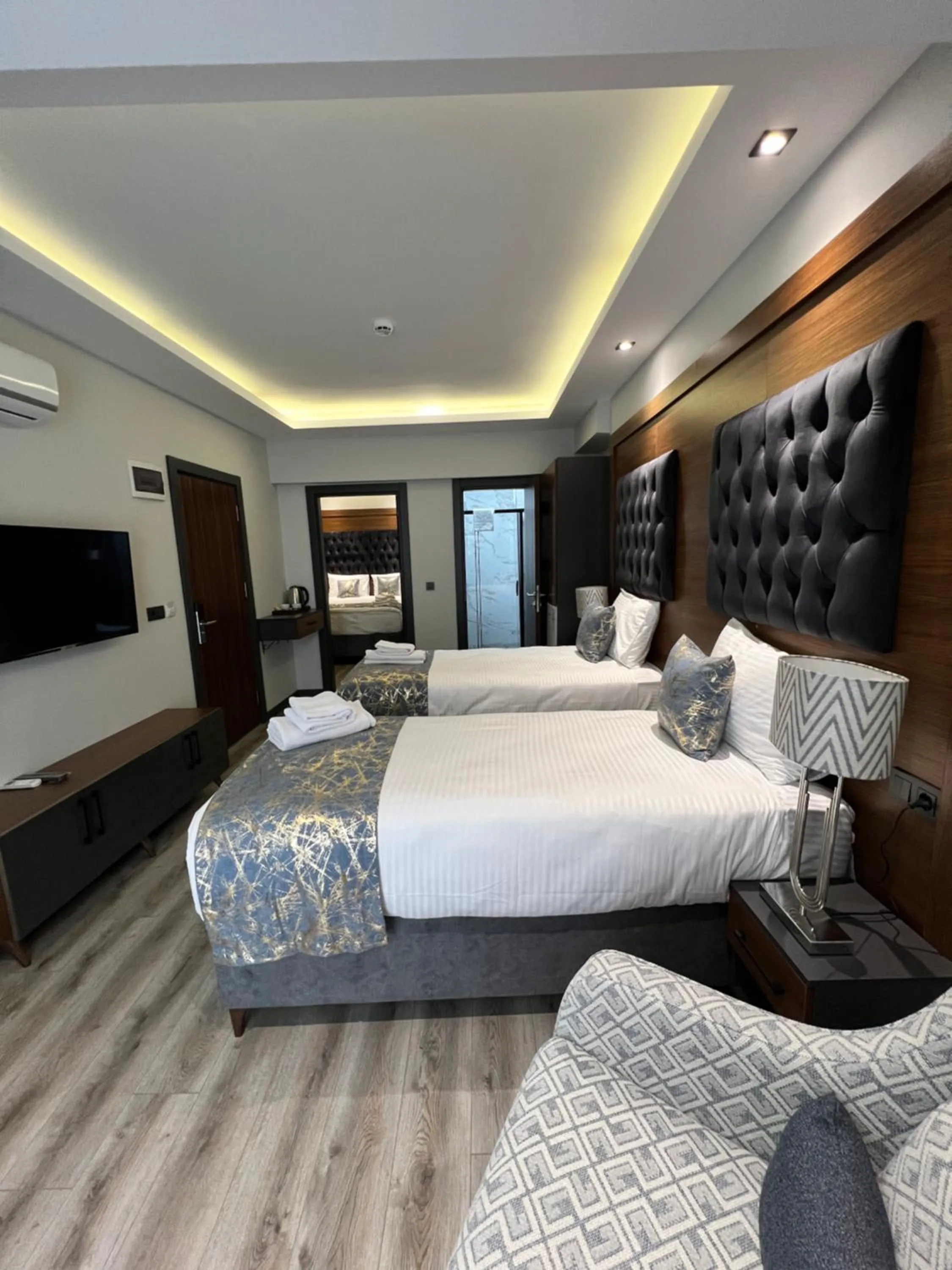 Bed in Golden Stoneluxe İstanbul Hotel