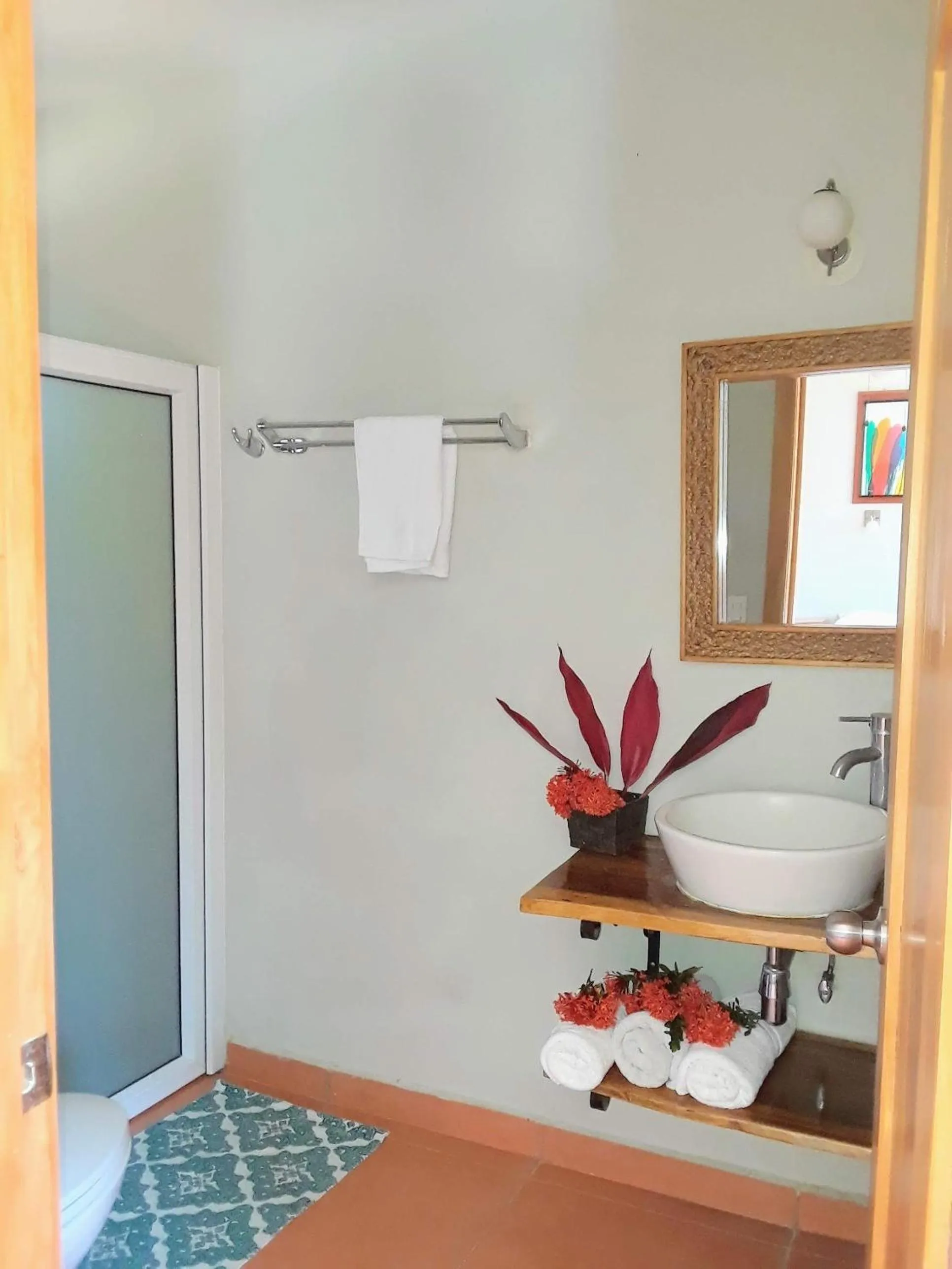 Bathroom in Hotel Los Mangos El Salvador