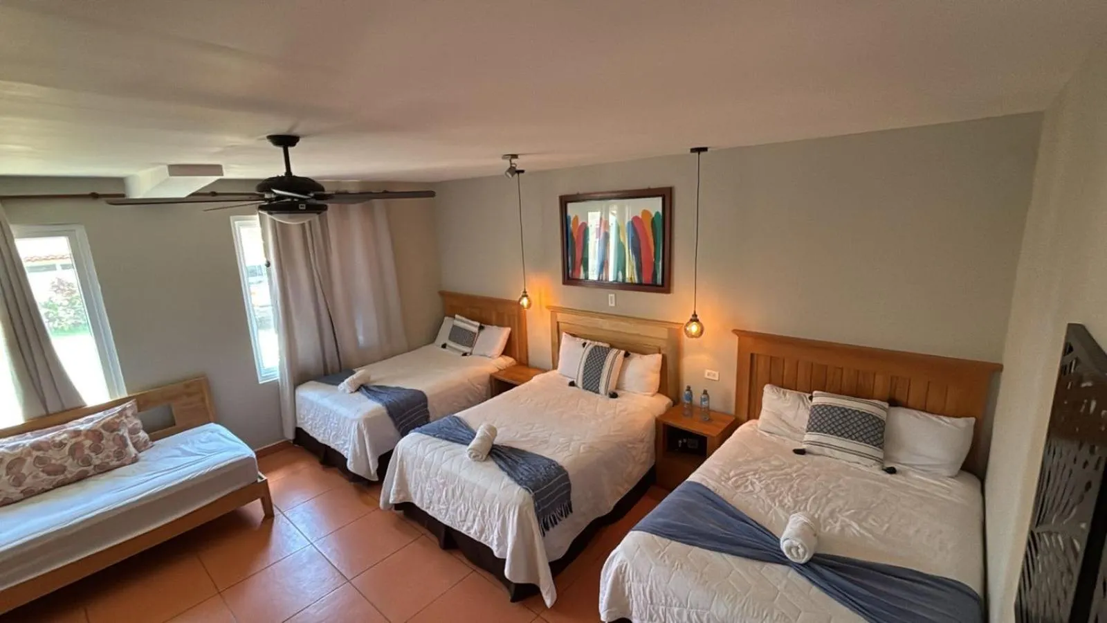 Bedroom, Bed in Hotel Los Mangos El Salvador